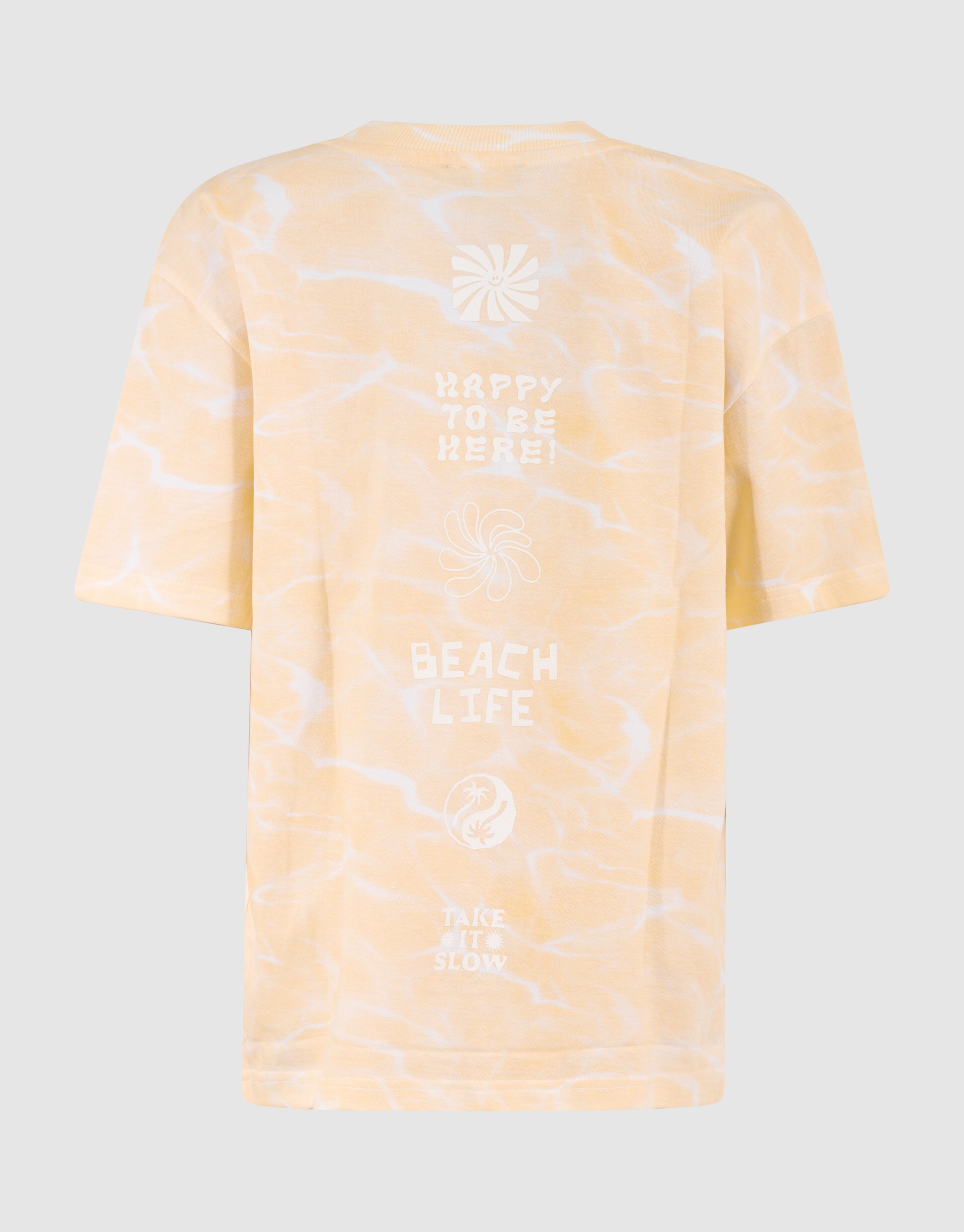 Gebleichtes T-shirt Orange SHOEBY BOYS