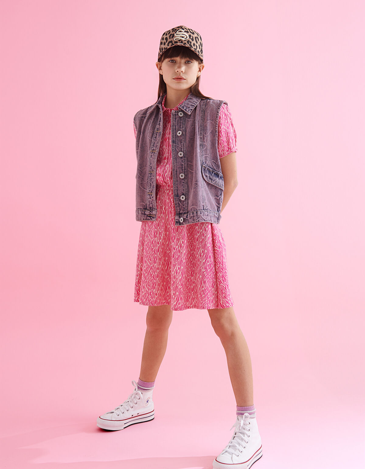 Herz Gilet Lila SHOEBY GIRLS