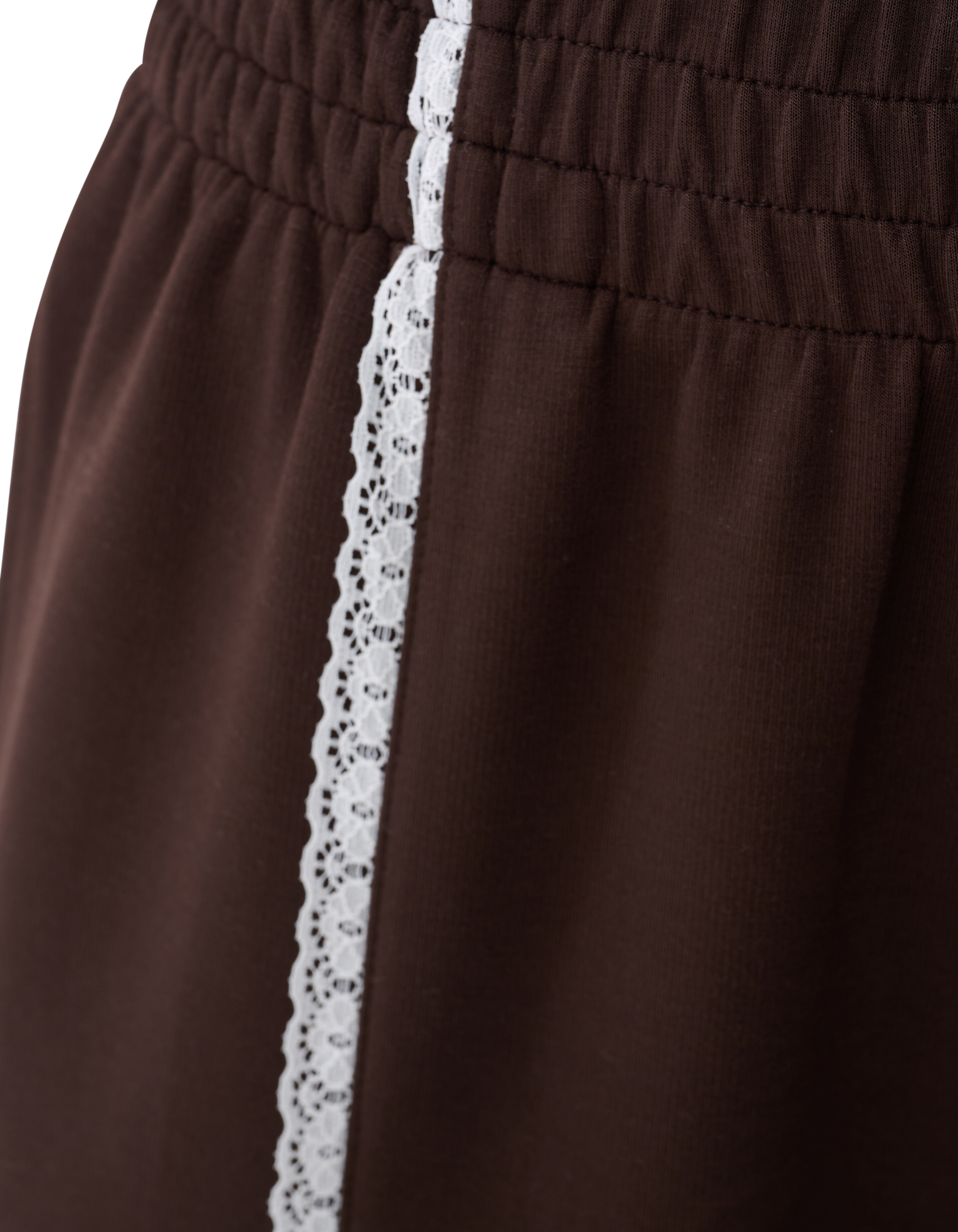 Kanten Wide Leg Hose Braun SHOEBY WOMEN