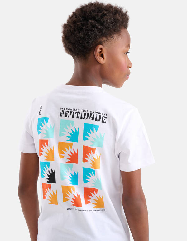Print-T-Shirt Weiß SHOEBY BOYS