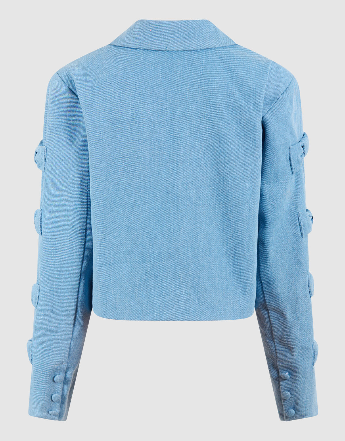 Gekürzter Blazer mit Schleife Blau SHOEBY GIRLS