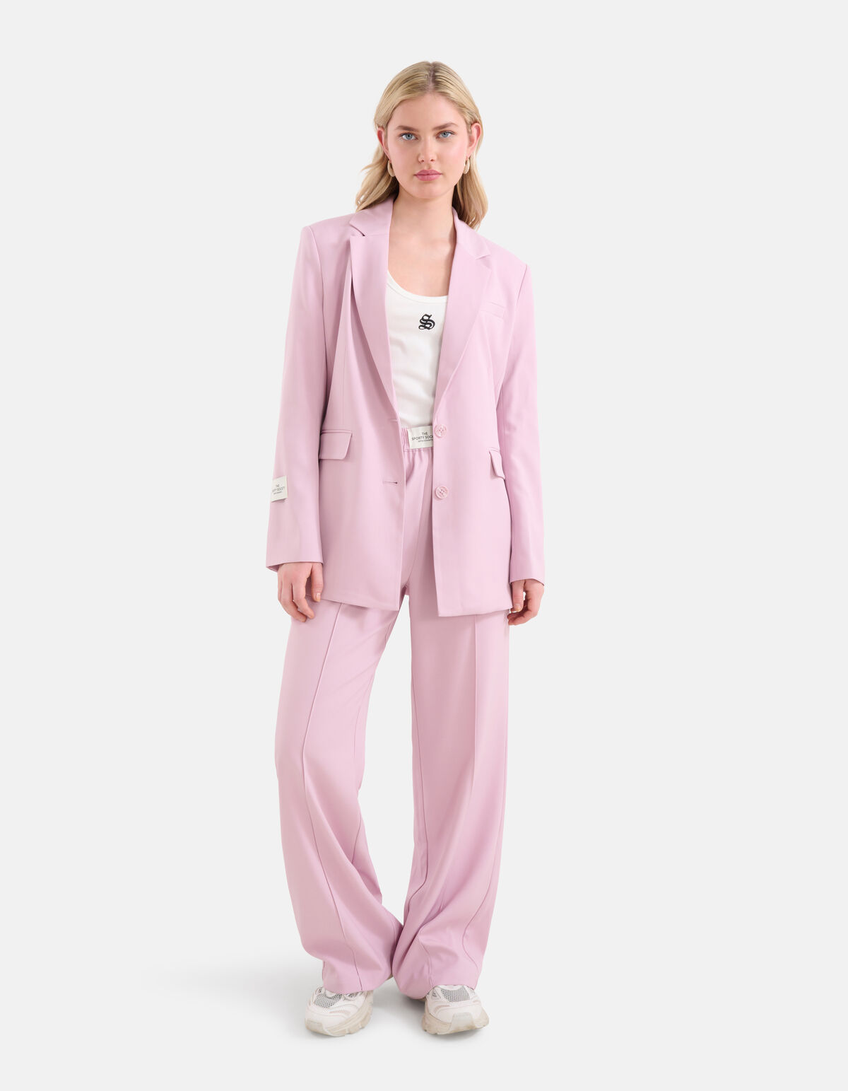 City Label Wide Leg Broek Lichtroze SHOEBY WOMEN