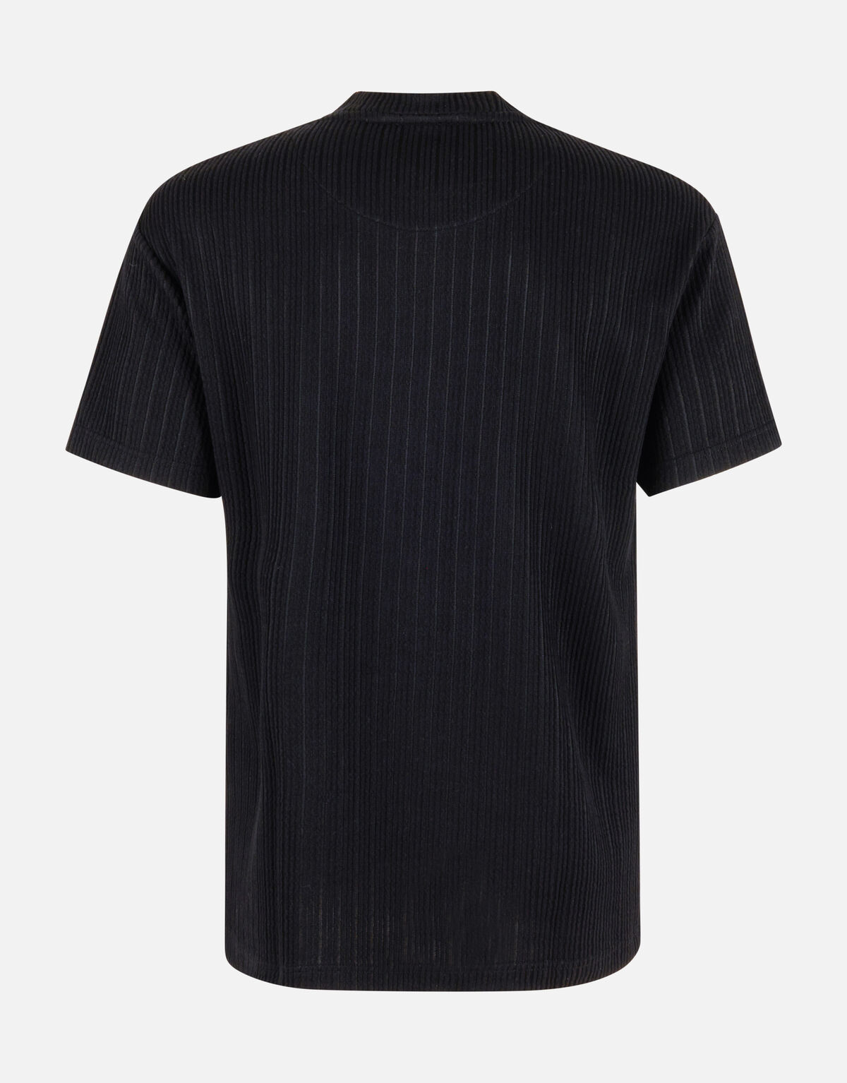 Seersucker T-Shirt Schwarz SHOEBY MEN