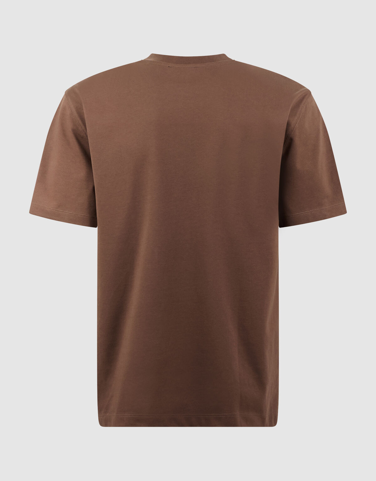 Text Print T-Shirt Dunkelbraun SHOEBY MEN