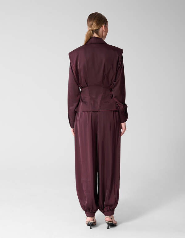 Taillierte Bluse Dunkelrot By Mieke SHOEBY WOMEN