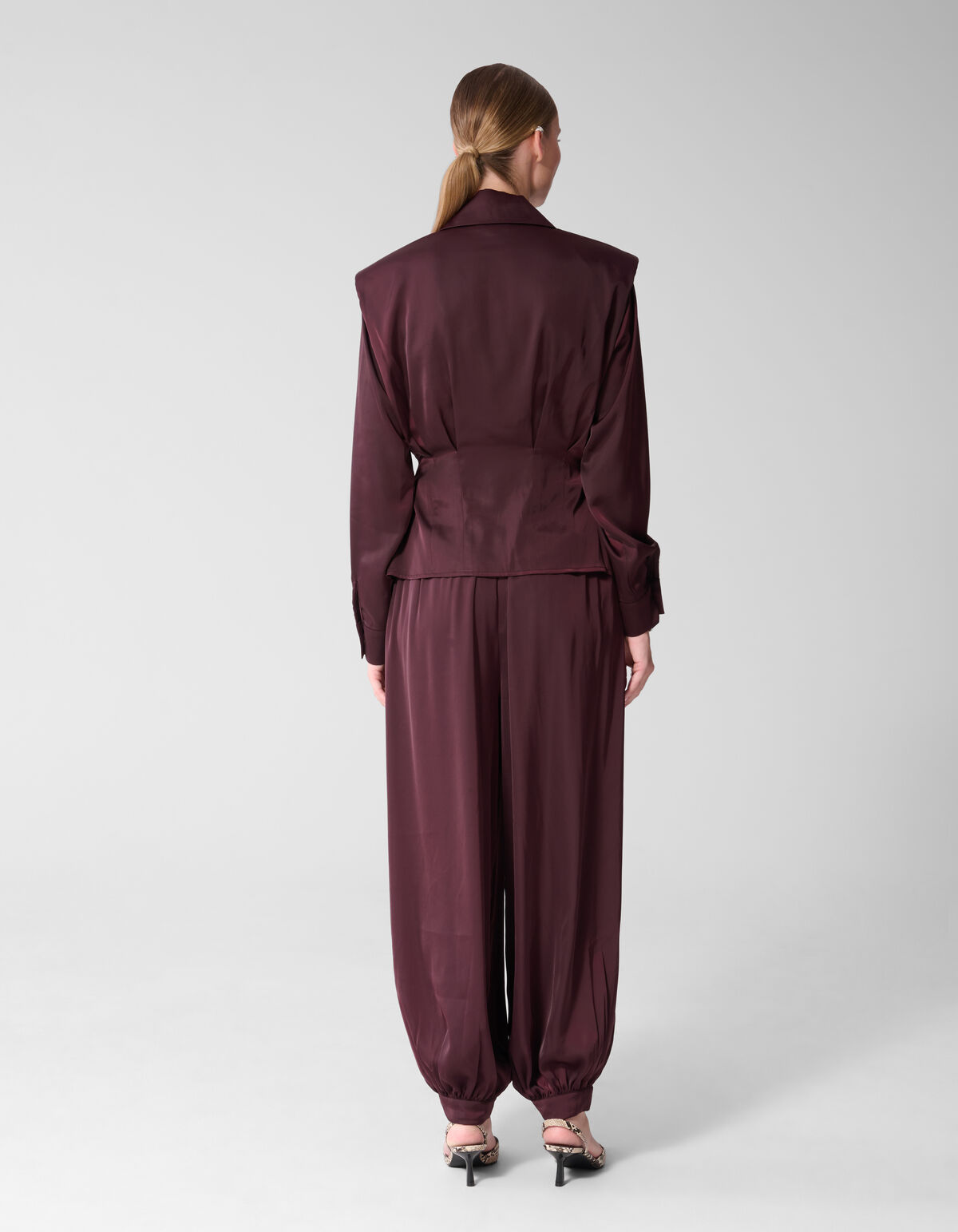 Taillierte Bluse Dunkelrot By Mieke SHOEBY WOMEN