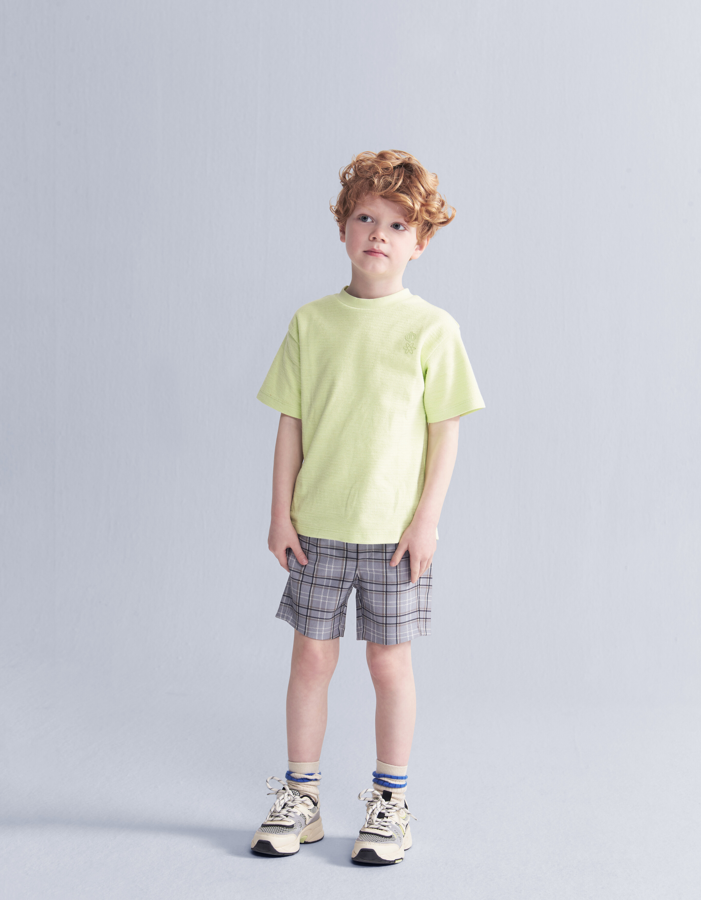 Shorts mit Karomuster Grau JILL&MITCH