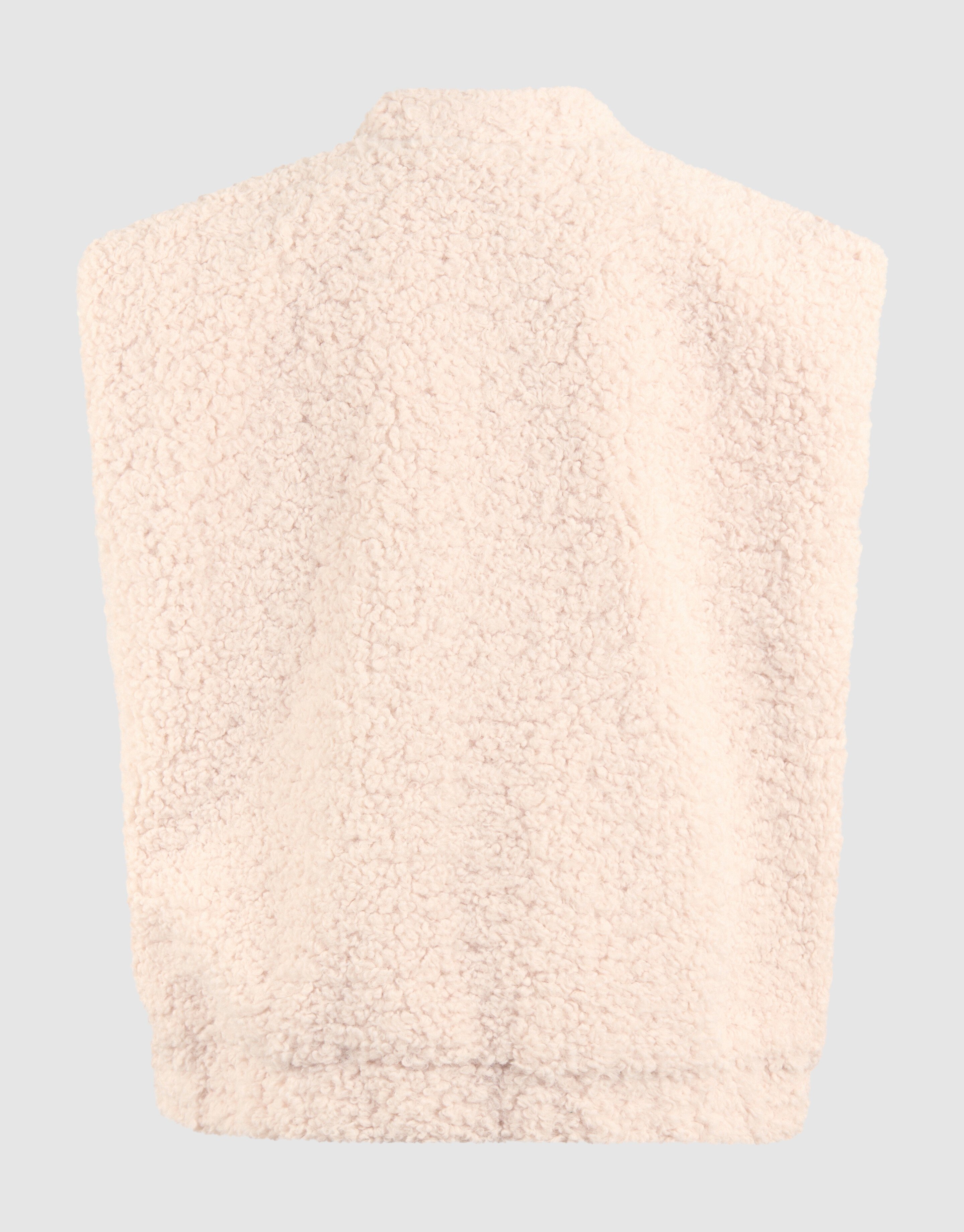 Teddy Gilet Gebrochenes Weiß SHOEBY GIRLS