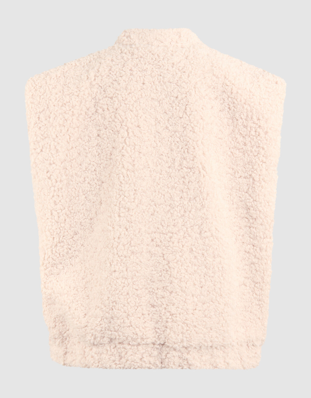 Teddy Gilet Gebrochenes Weiß SHOEBY GIRLS