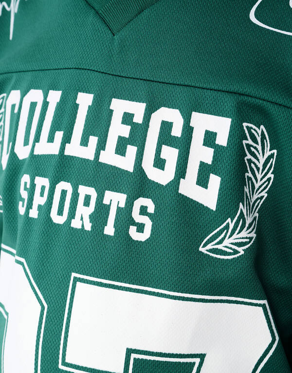 Baseball-Shirt Dunkelgrün Shoeby X Vingino SHOEBY BOYS