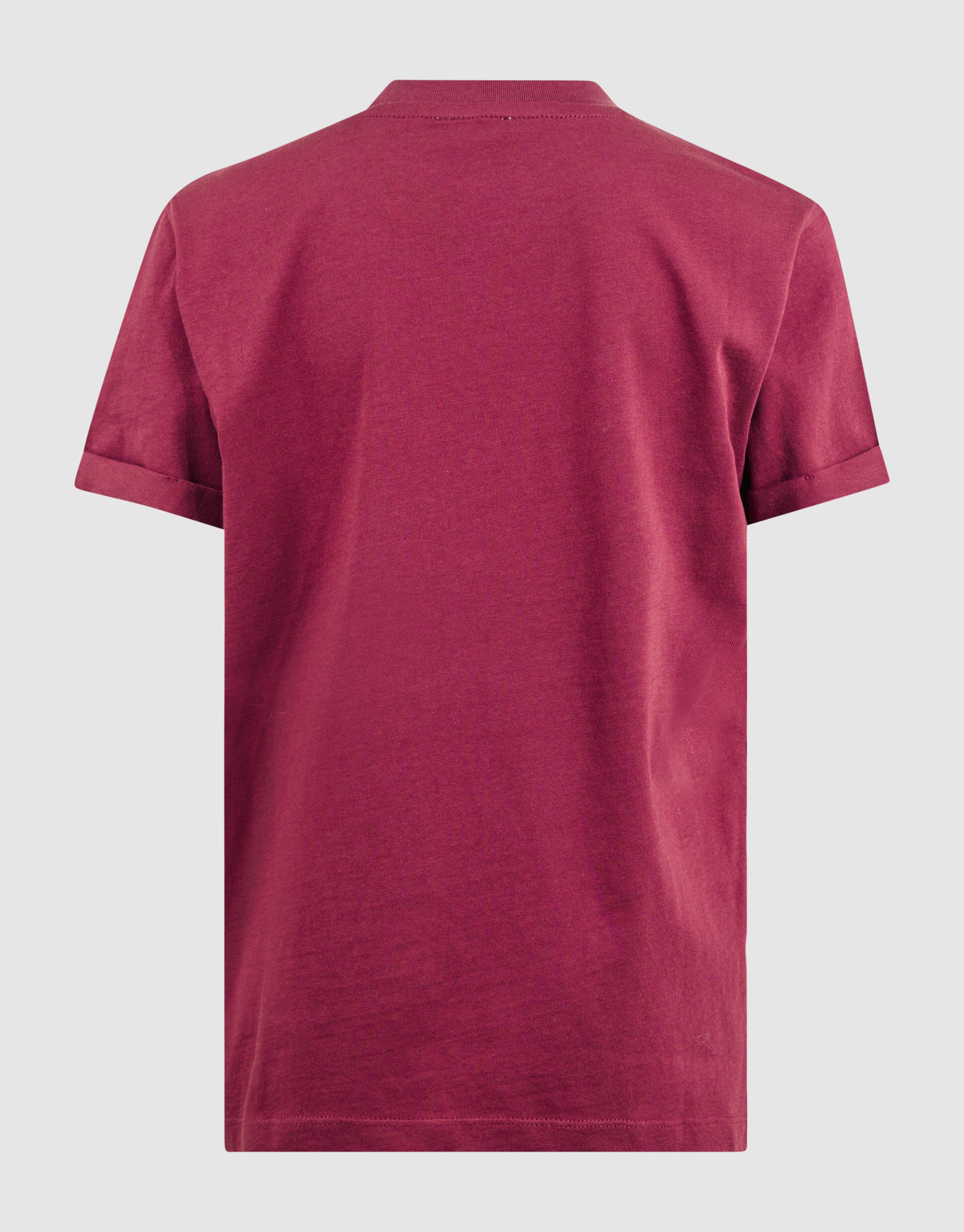 Mon Amour Kunst T-Shirt Dunkelrot SHOEBY GIRLS