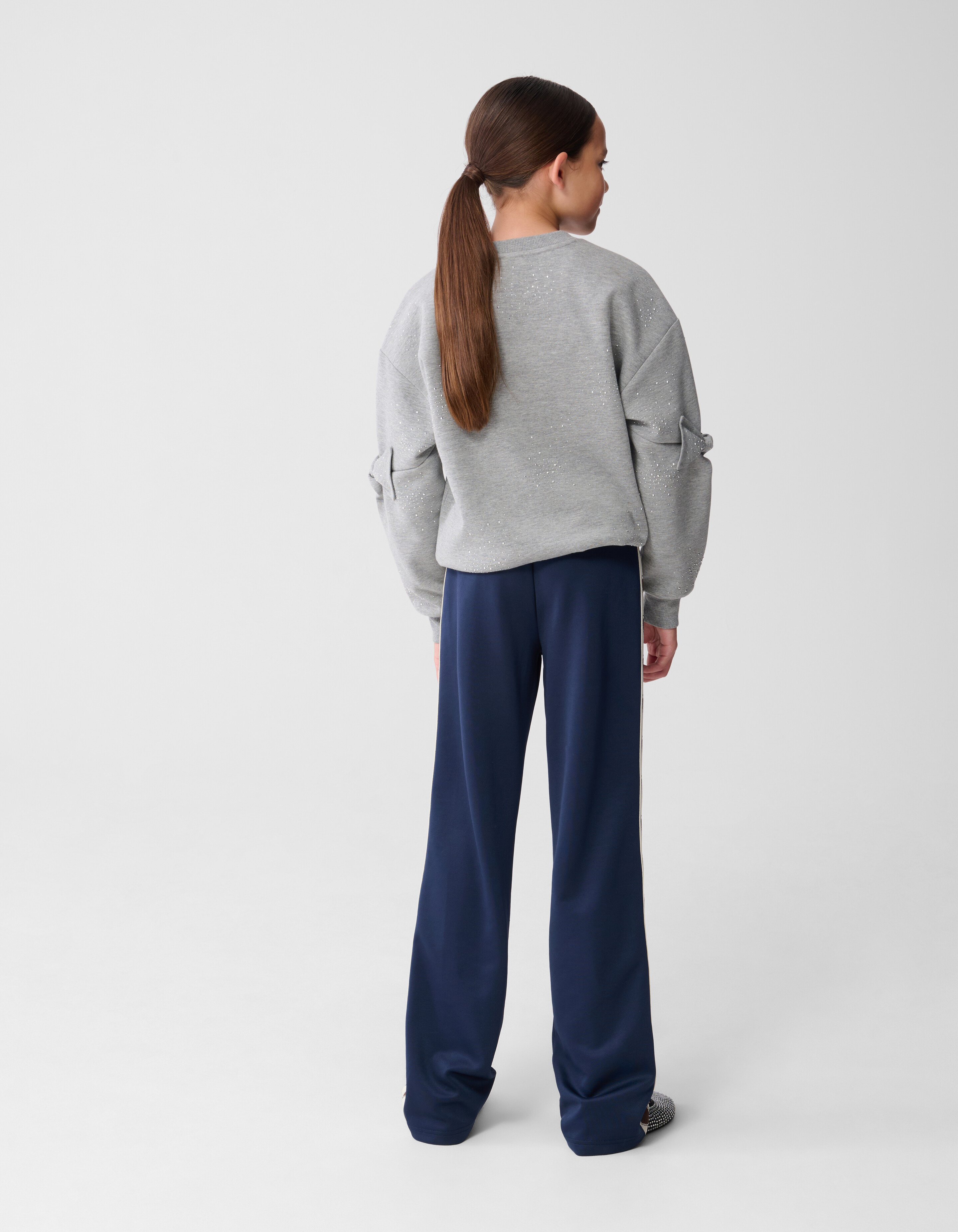 Sportliche Hose mit weitem Bein in Dunkelblau SHOEBY GIRLS