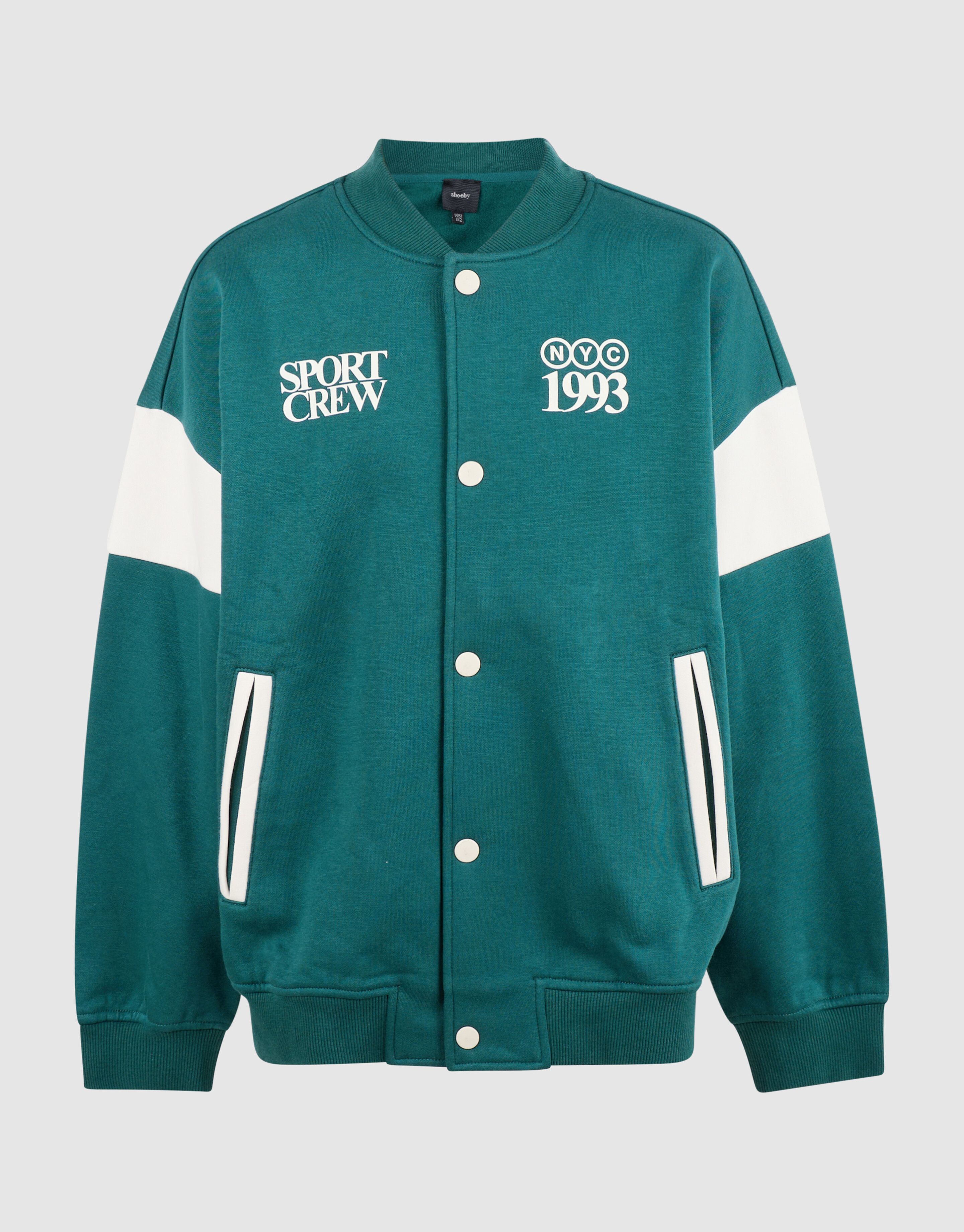 Oversized Sportliche Bomberjacke Dunkelgr&uuml;n SHOEBY BOYS
