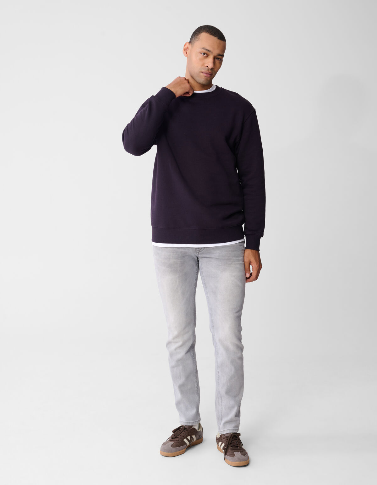 Cord Artwork Pullover Dunkelrot SHOEBY MEN