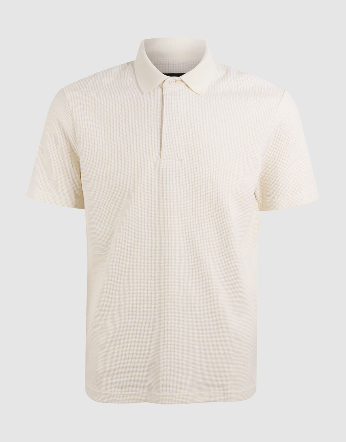 Struktur Jersey Polo Off White SHOEBY MEN