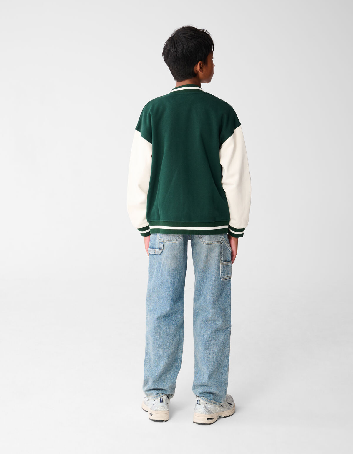 Varsity Bomberjacke Dunkelgrün SHOEBY BOYS