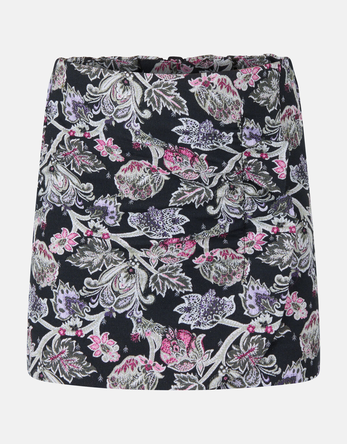 Schwarzer Rock mit Blumenmuster SHOEBY GIRLS