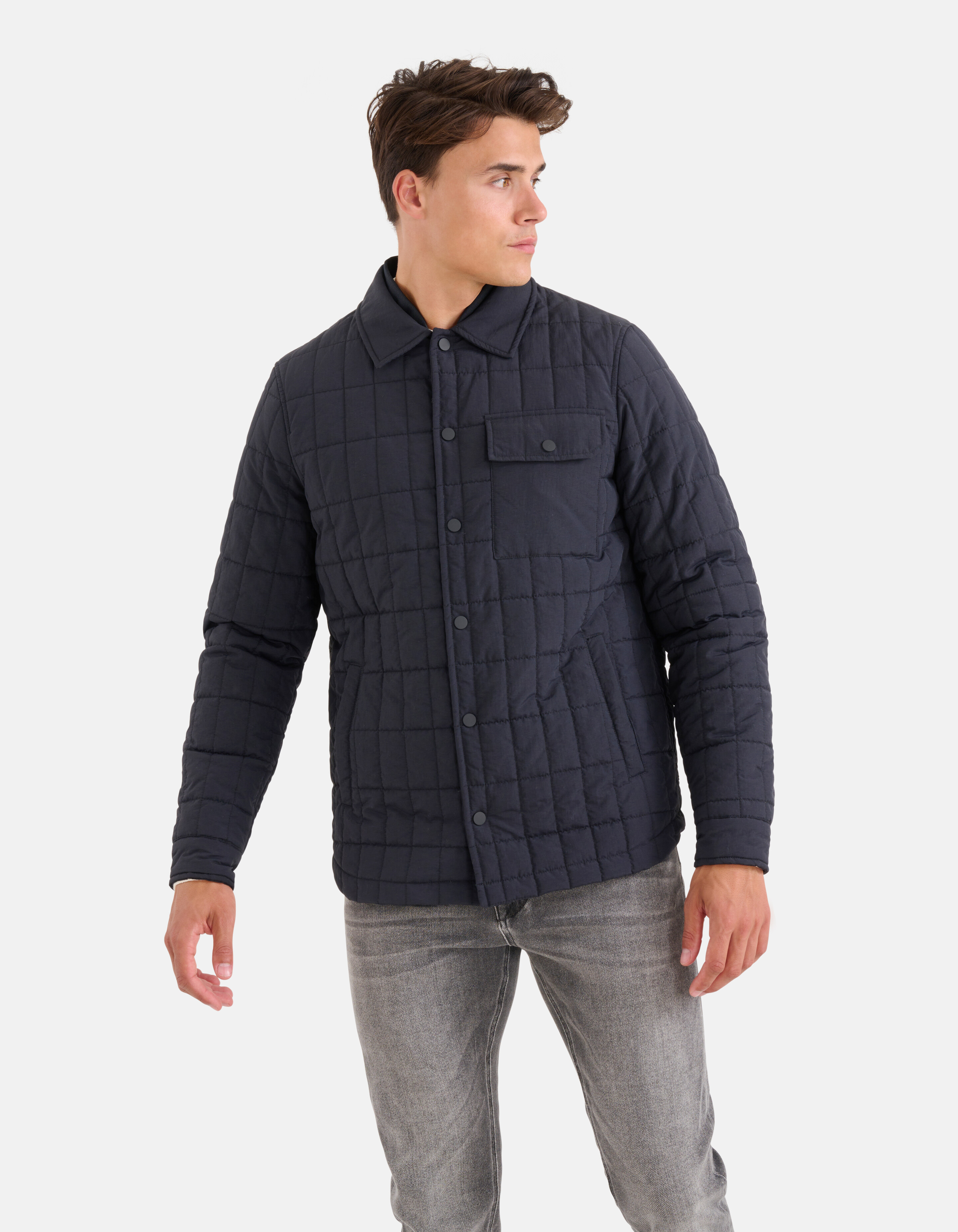 Gepolsterte Jacke Schwarz SHOEBY MEN