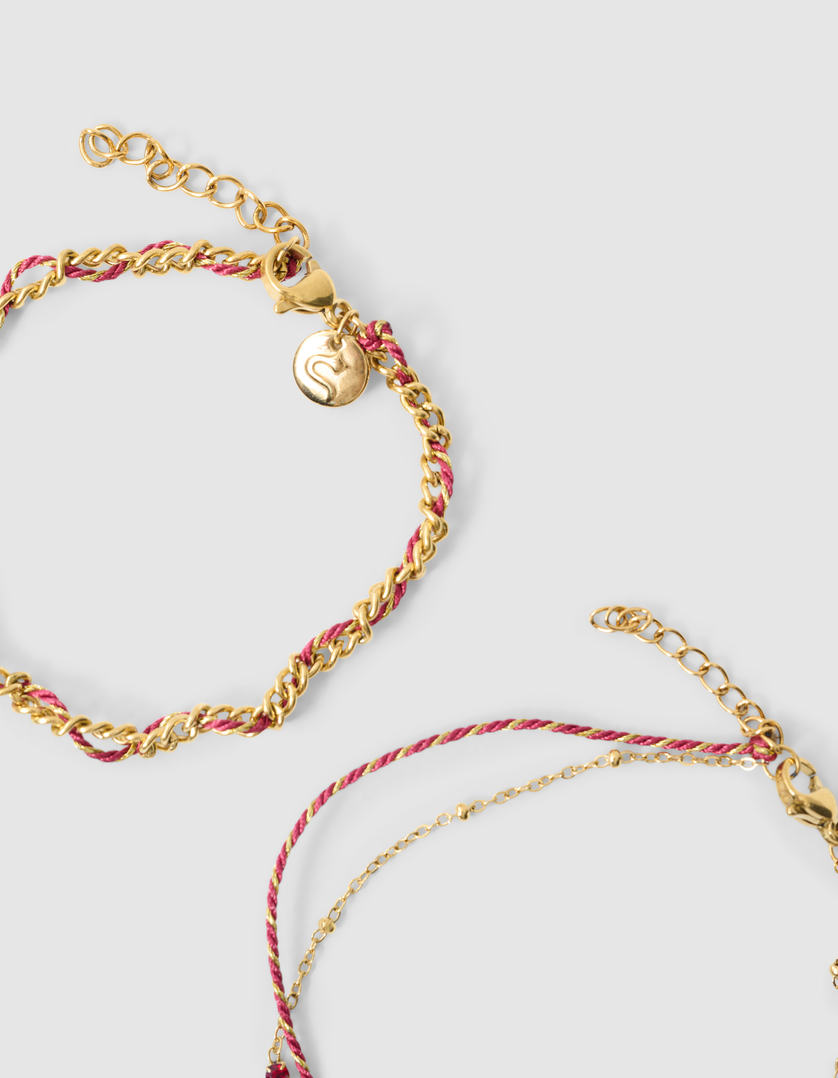 Satin Strass Armband Braun SHOEBY ACCESSOIRES