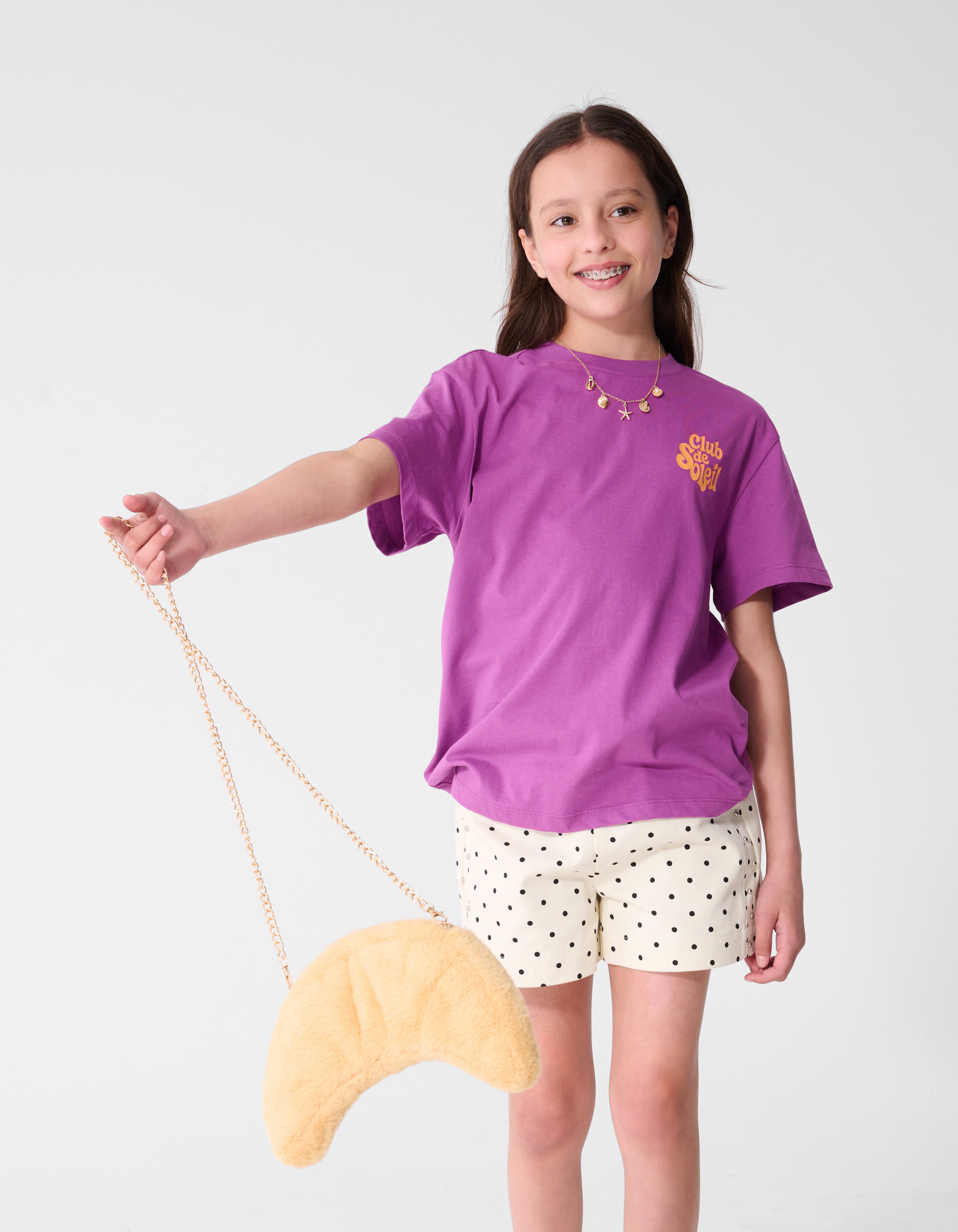 Relaxed Fit Artwork T-Shirt Lila SHOEBY GIRLS