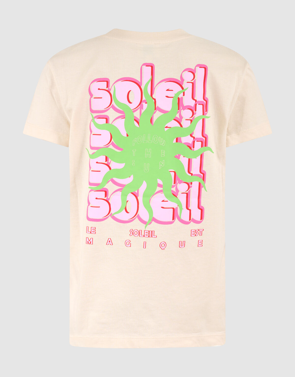 Soleil Artwork T-shirt Off White SHOEBY GIRLS
