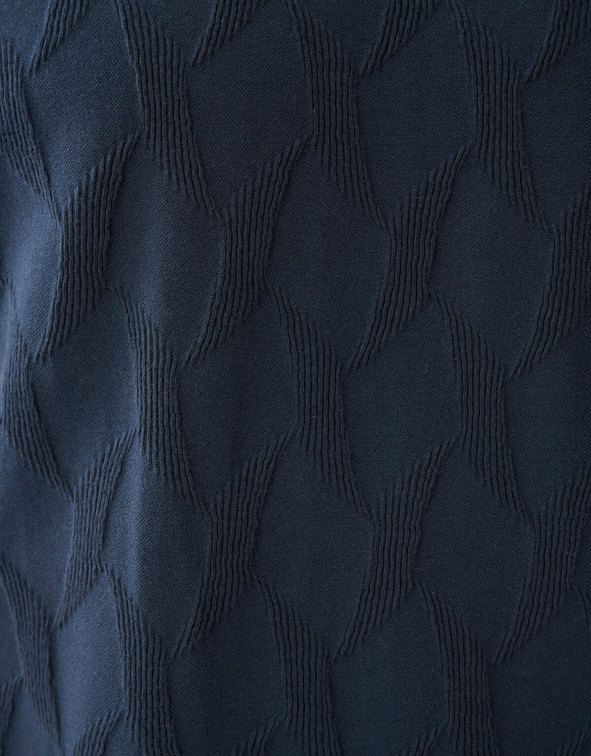 Structuur T-shirt Donkerblauw SHOEBY MEN