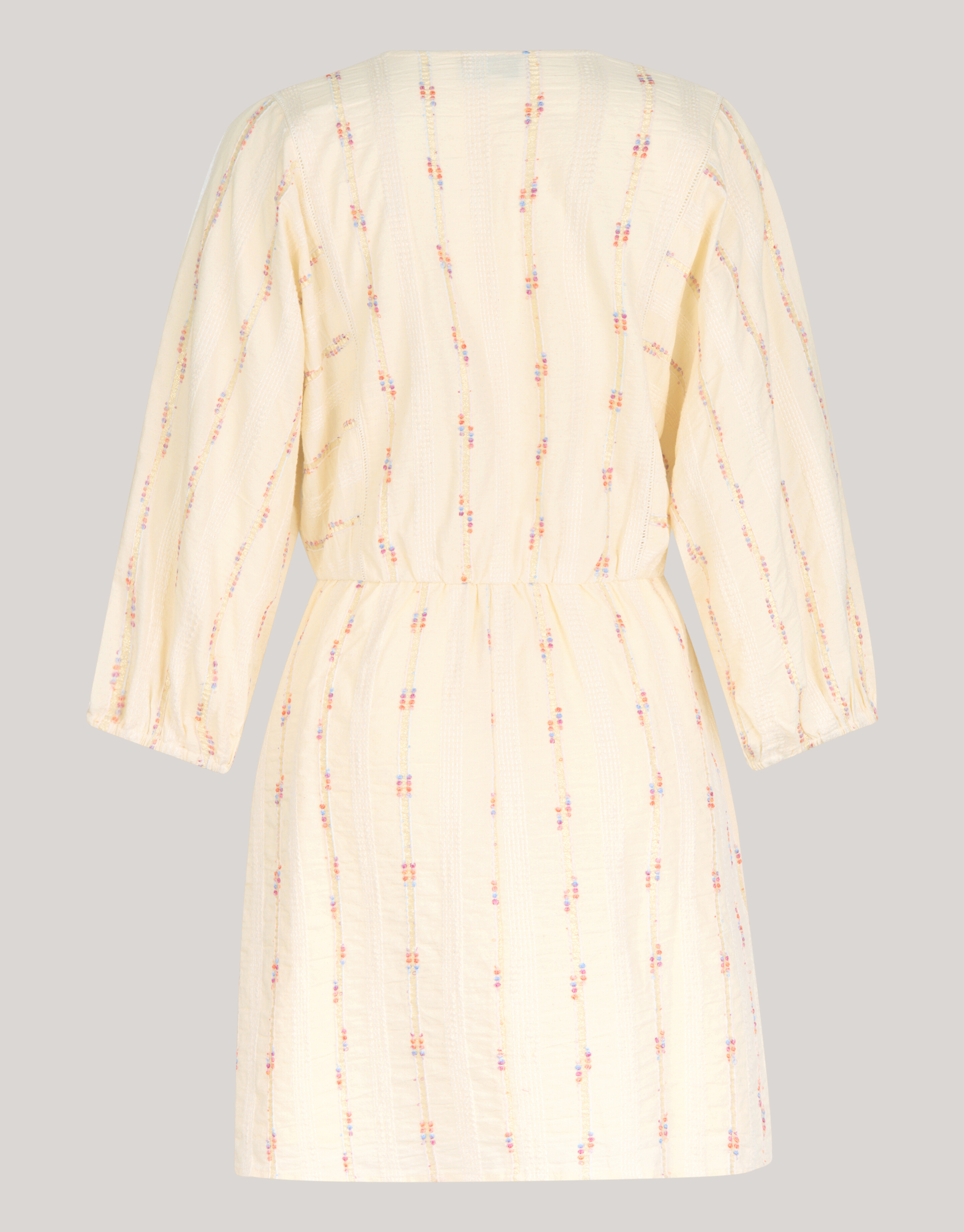 Jacquard Jurk Gebroken Wit SHOEBY WOMEN