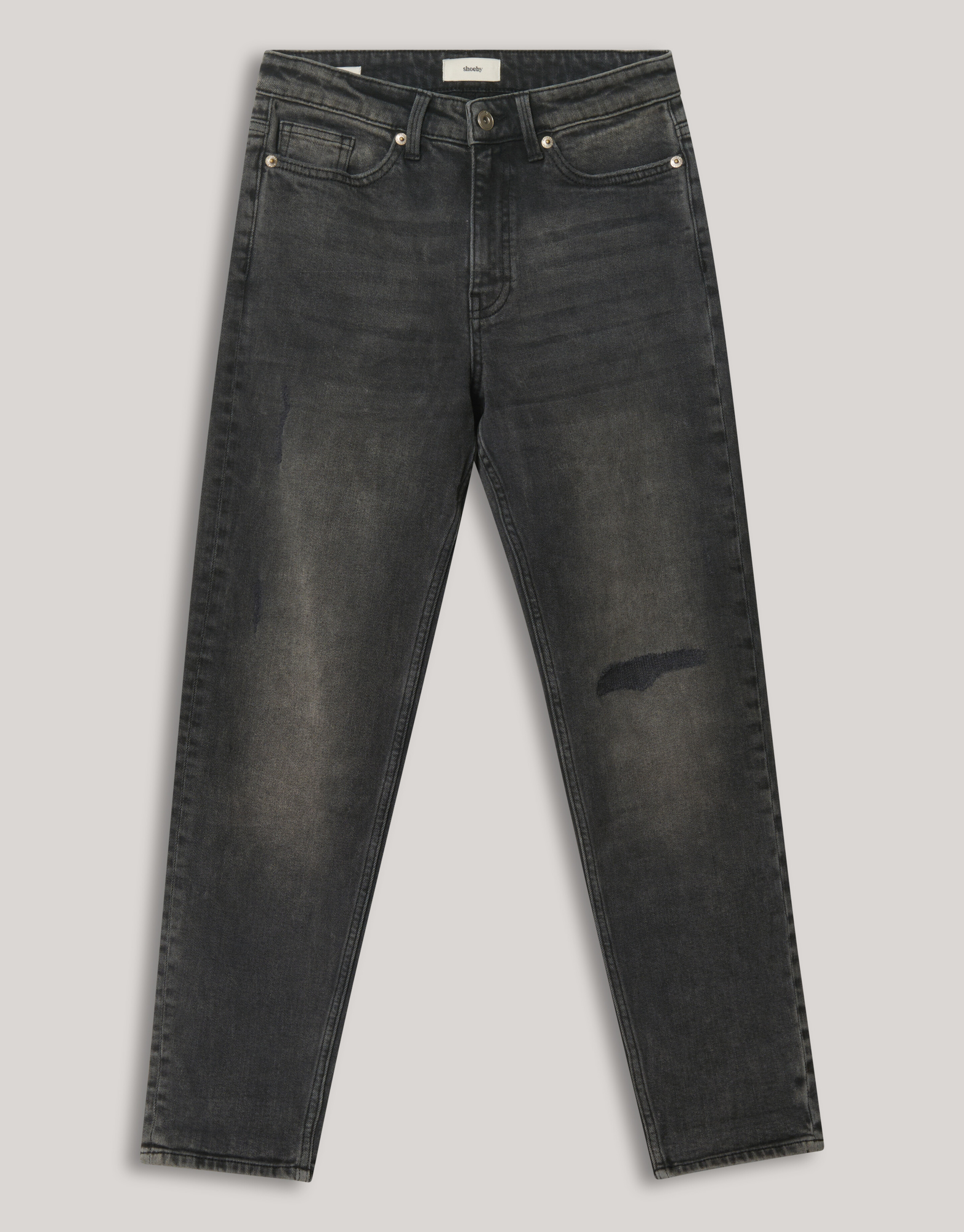 Tapered Fit Jeans Dunkelgrau L29 SHOEBY WOMEN