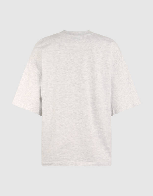 Magazin Artwork T-Shirt Hellgrau SHOEBY WOMEN