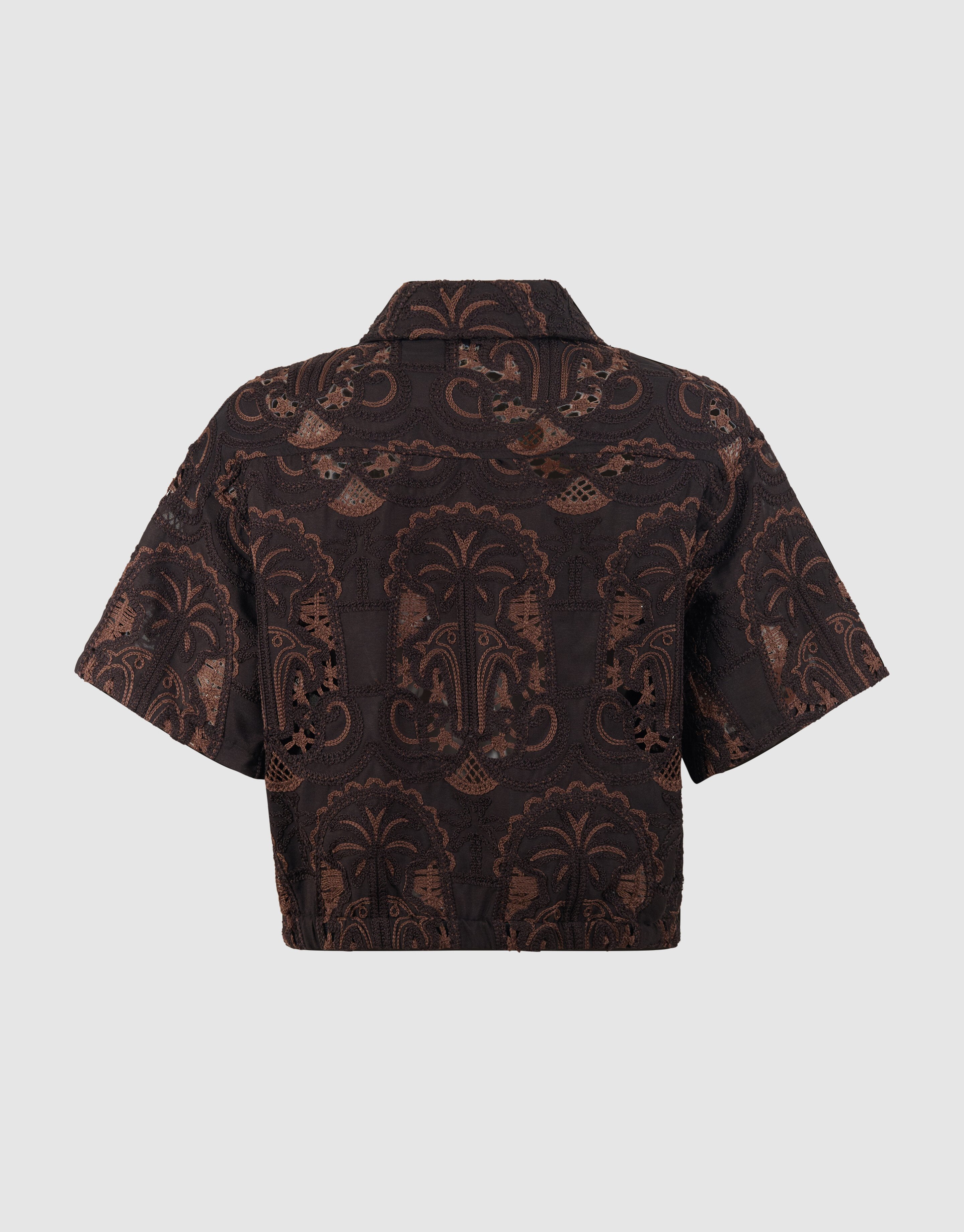 Stickbluse Dunkelbraun von Mieke SHOEBY WOMEN