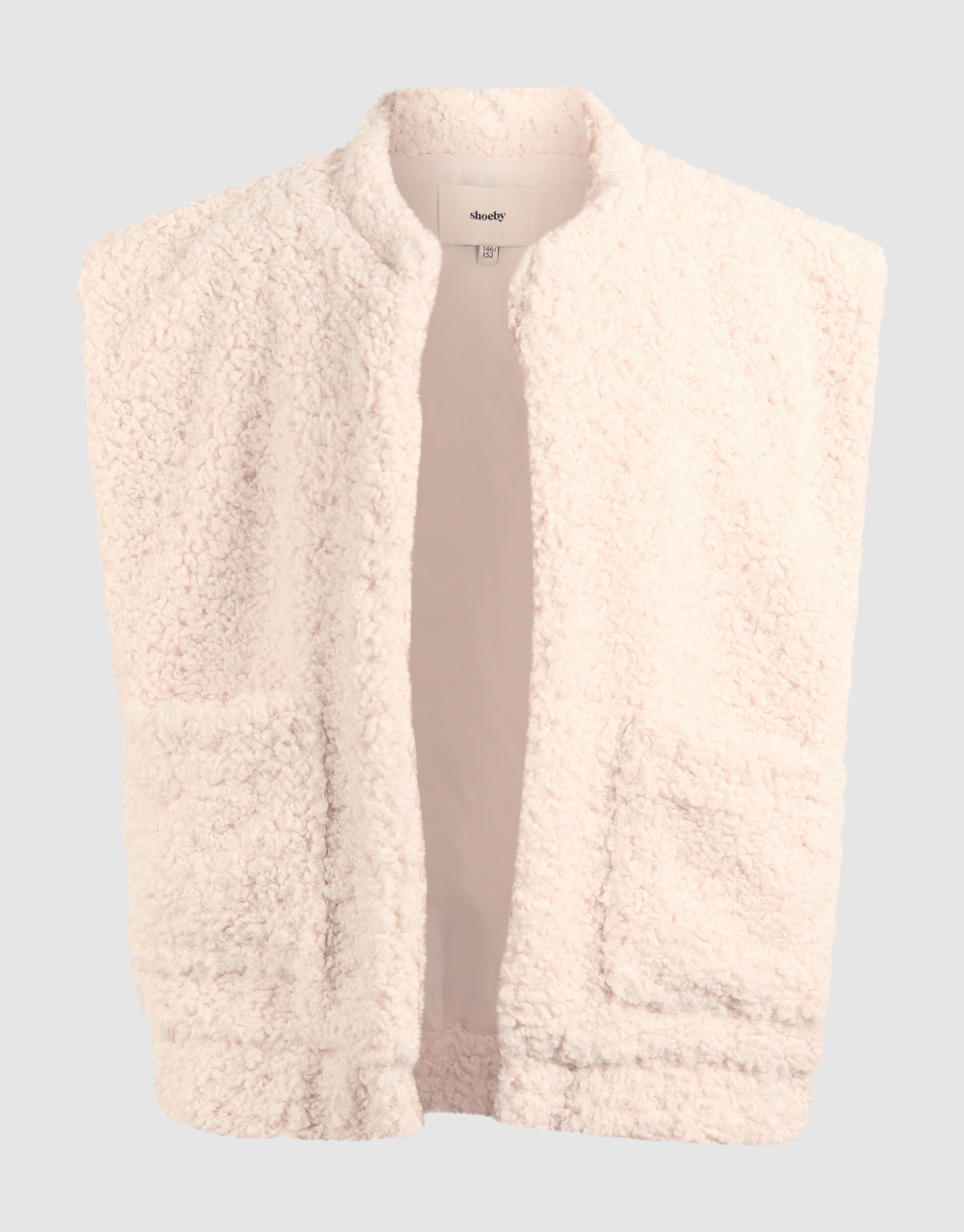 Teddy Gilet Gebrochenes Weiß SHOEBY GIRLS