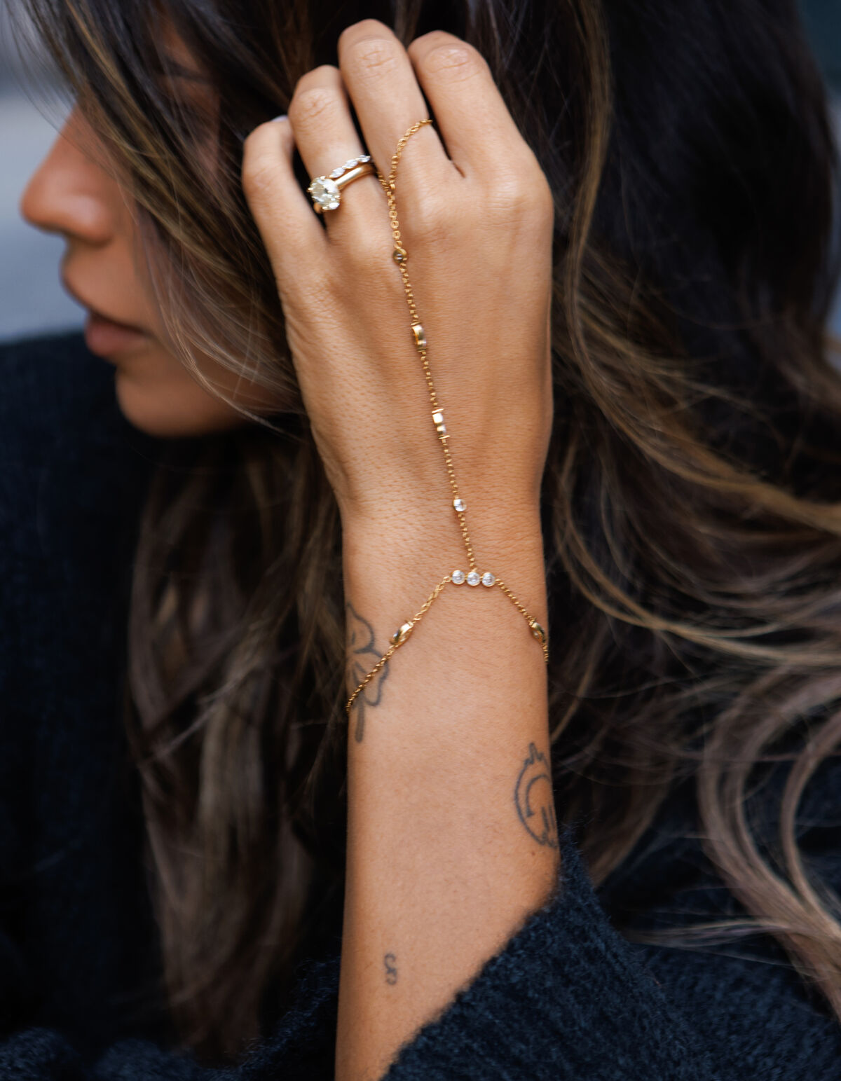 Handkette Gold von Monica SHOEBY ACCESSOIRES