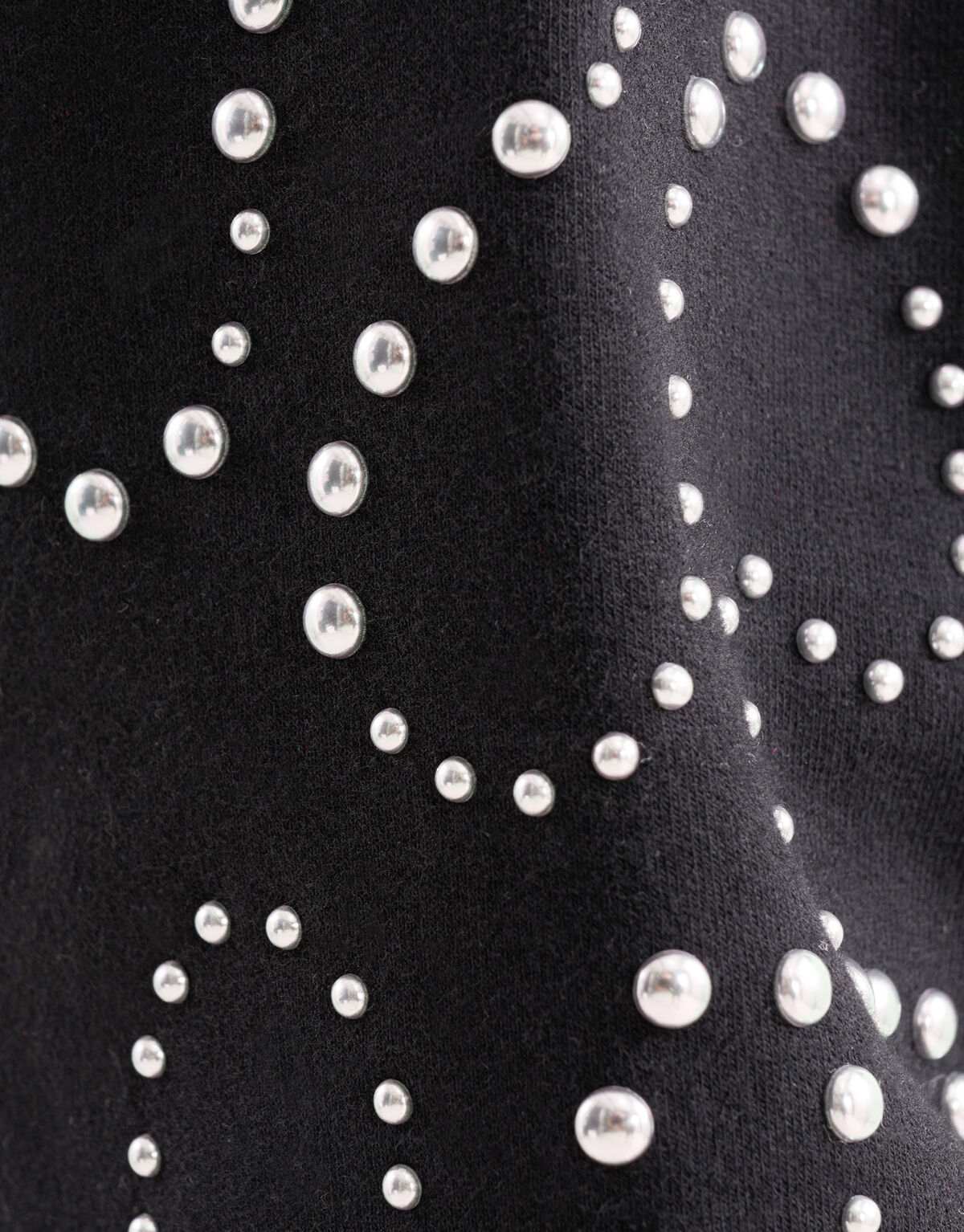 Nieten Pullover Schwarz SHOEBY GIRLS