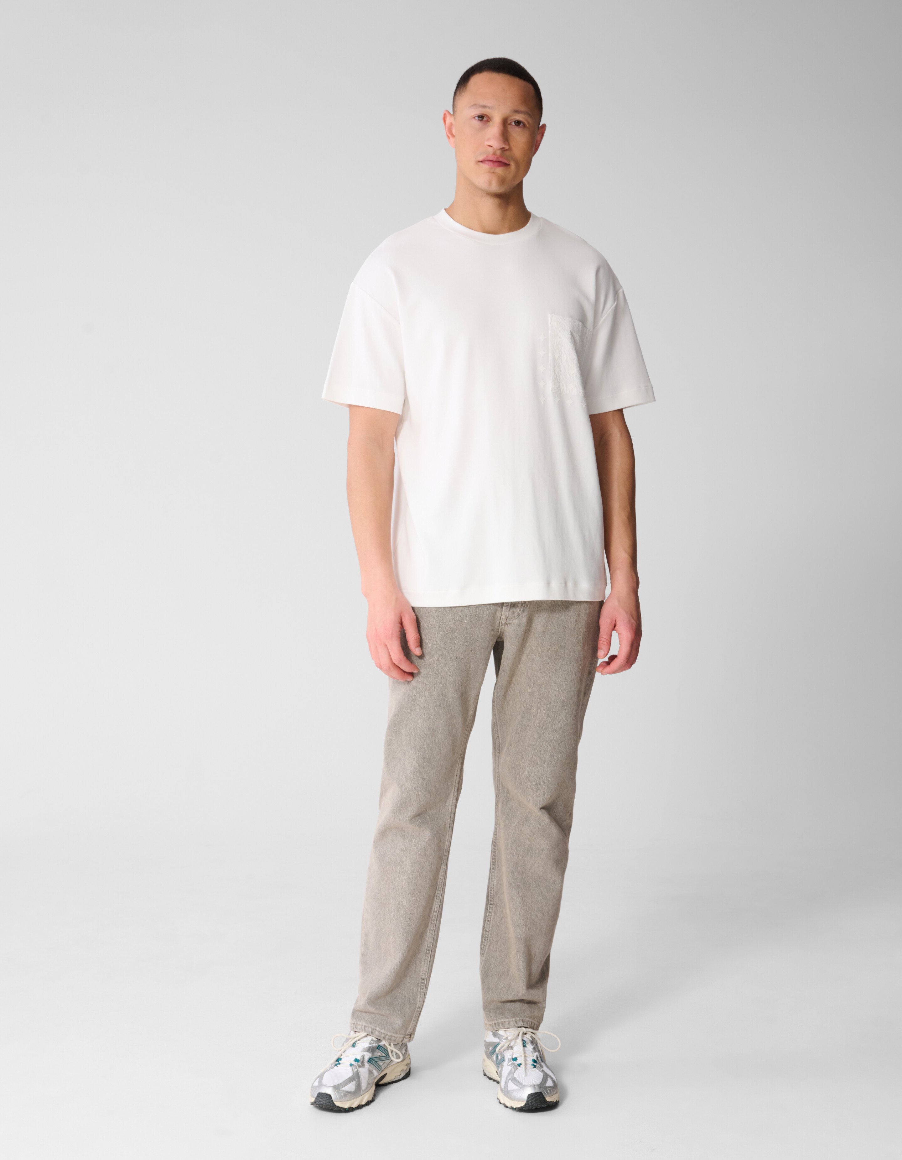 Spark Pocket T-Shirt Wei&szlig; SHOEBY MEN