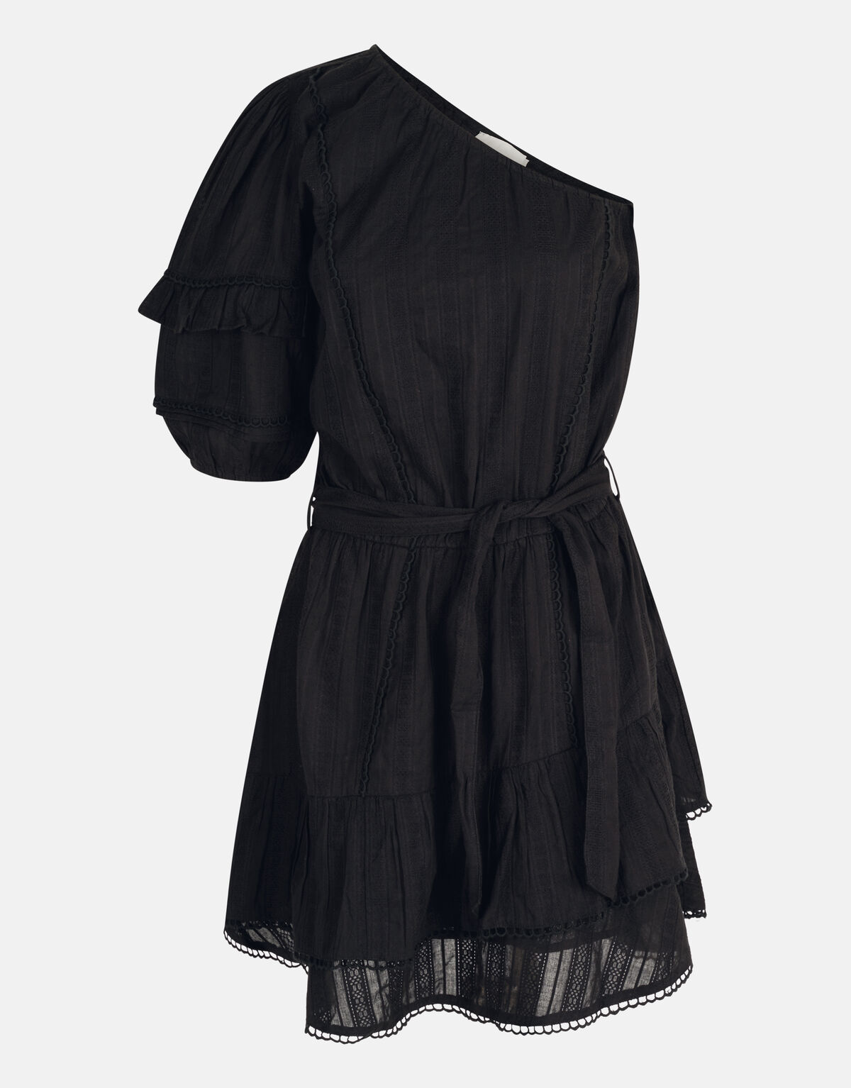 One Shoulder Kleid Schwarz SHOEBY WOMEN
