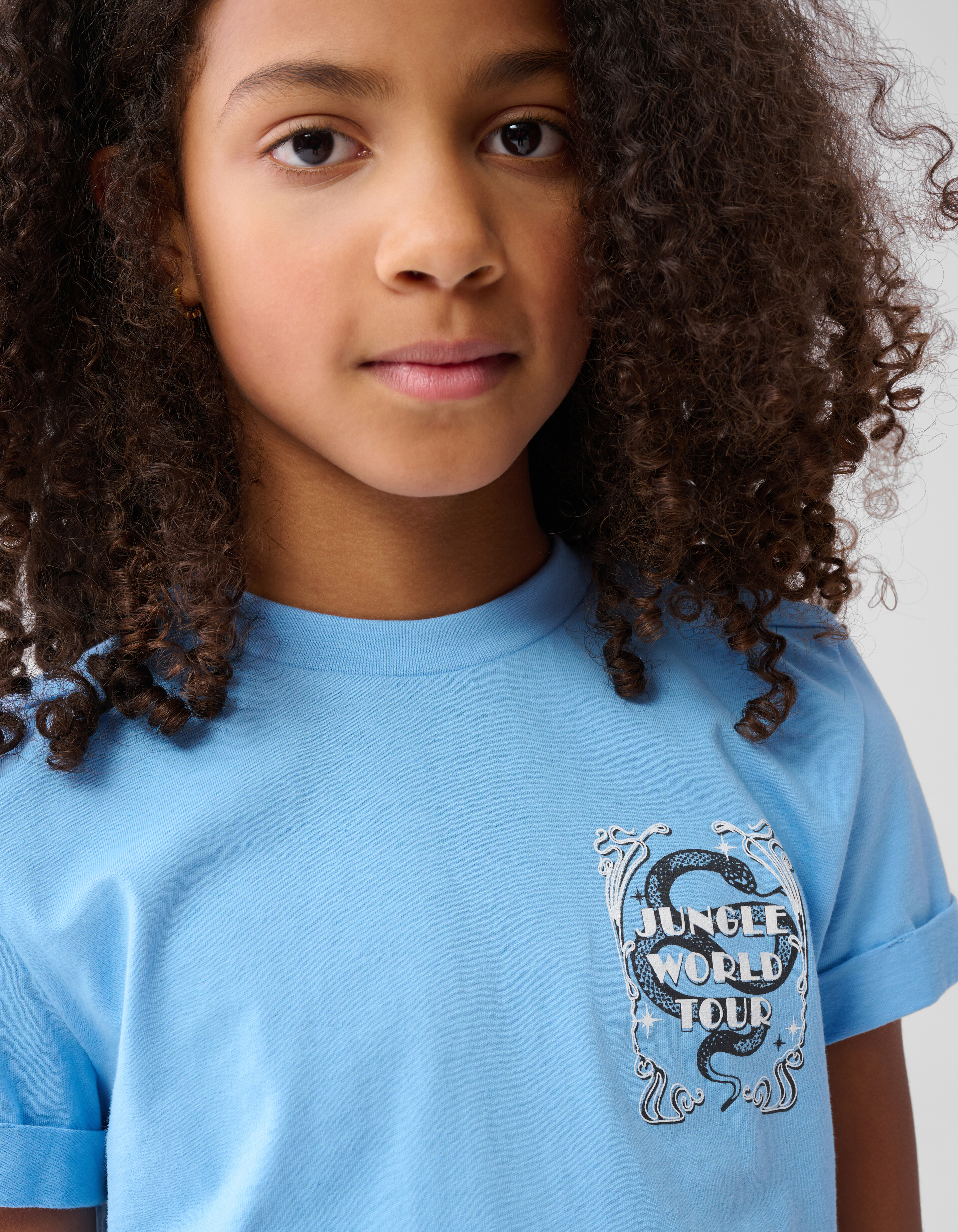 Kunstwerk T-shirt Blau SHOEBY GIRLS