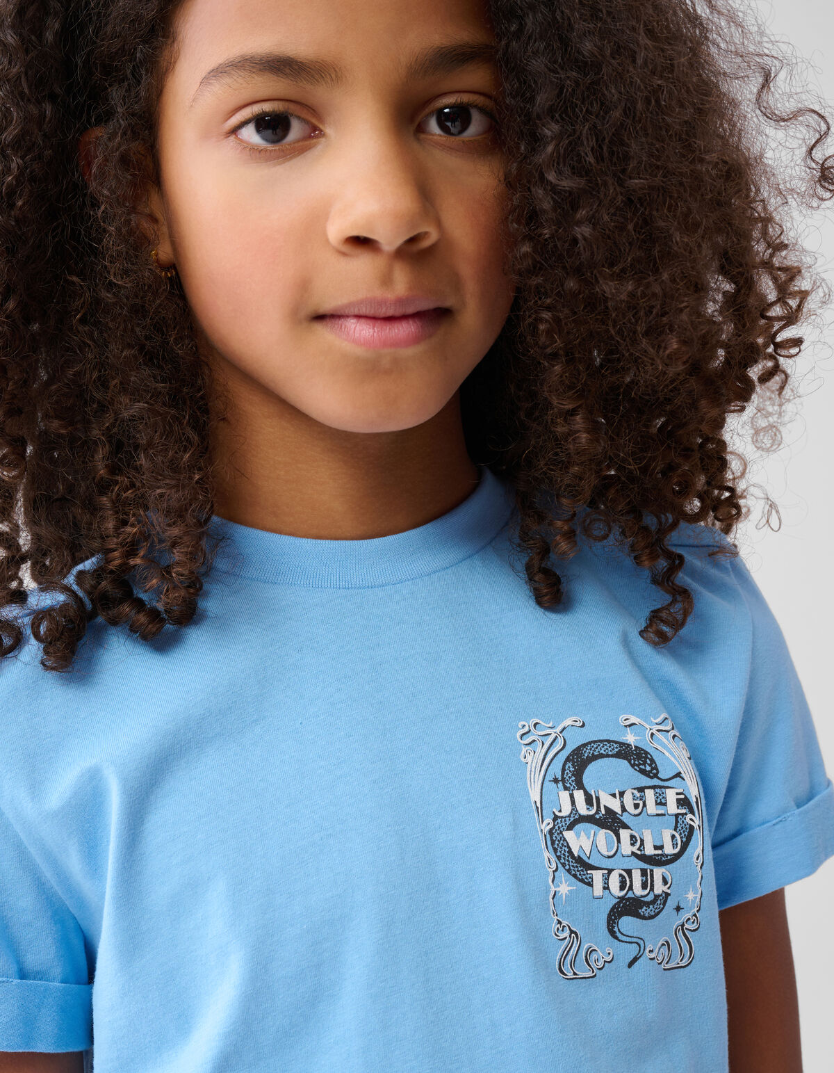 Kunstwerk T-shirt Blau SHOEBY GIRLS