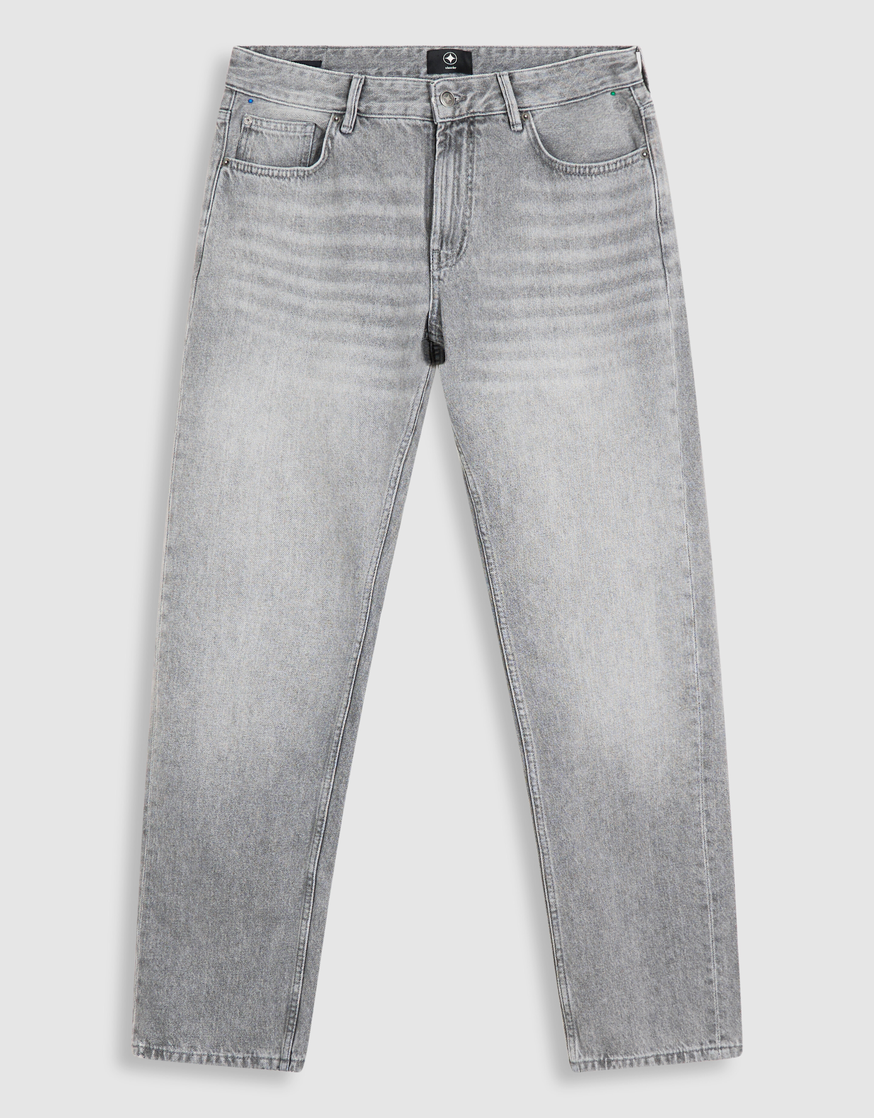 Modern Straight Fit Jeans Hellgrau L34 SHOEBY MEN