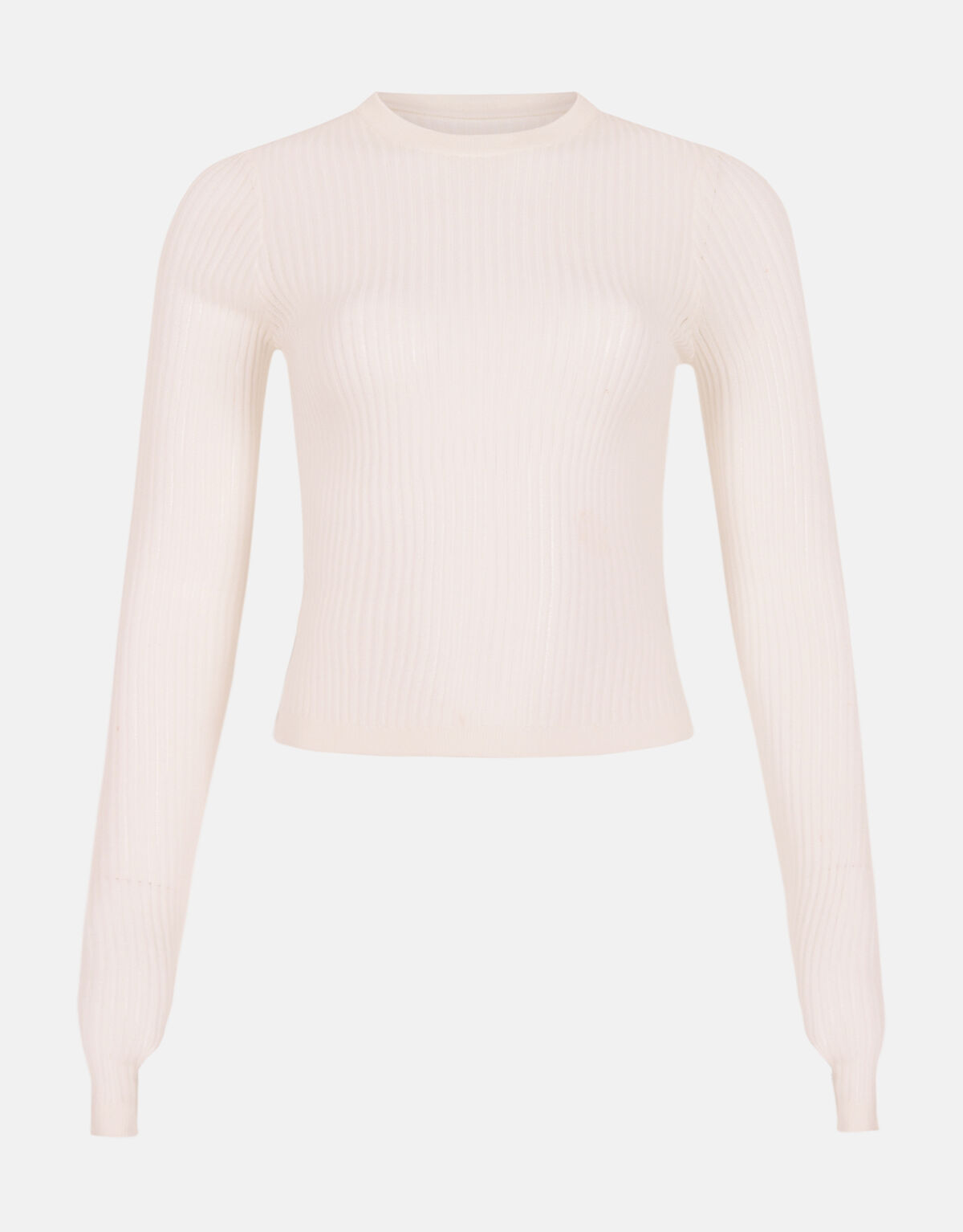 Structuur Longsleeve Gebroken Wit SHOEBY WOMEN