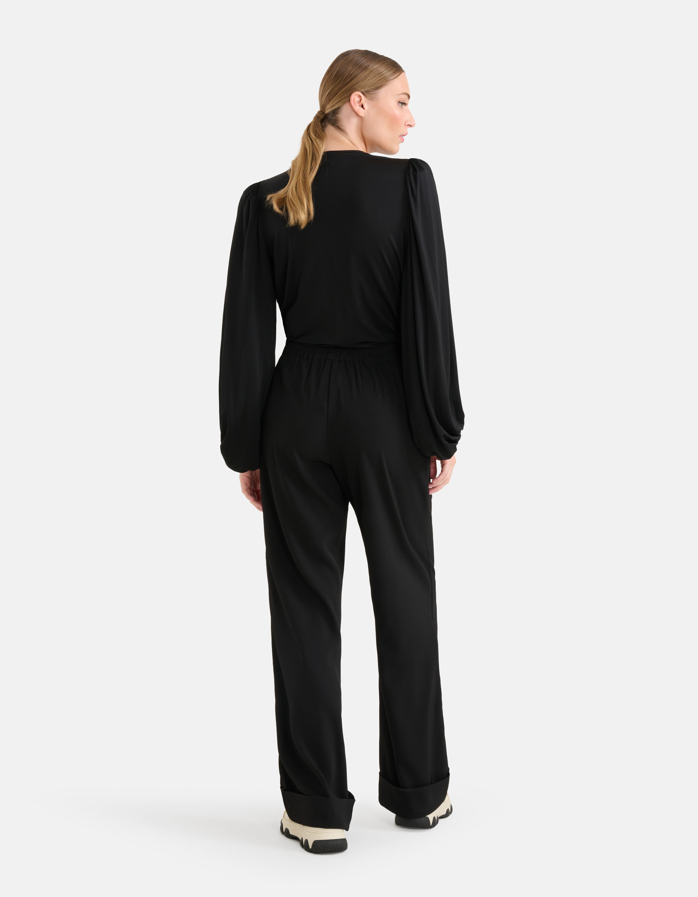 Wickelhosen mit weitem Bein Schwarz SHOEBY WOMEN