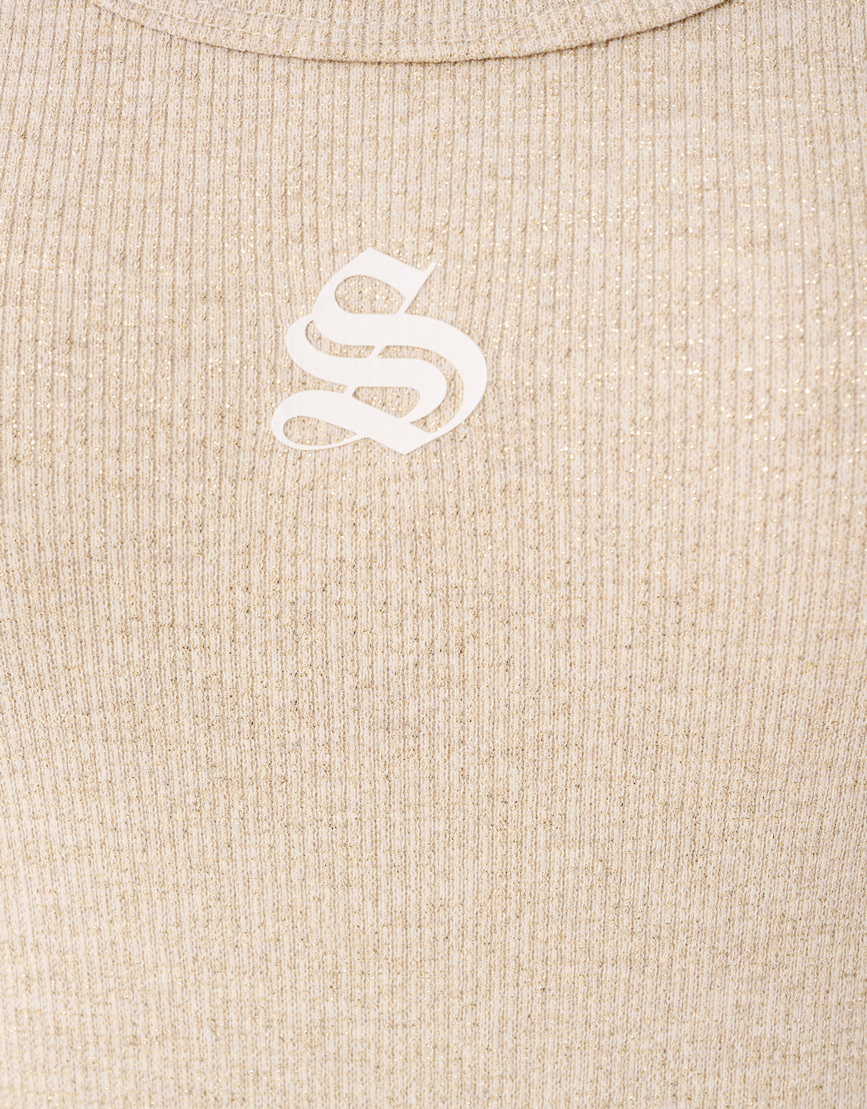 Lurex Shoeby Logo Tanktop Gold SHOEBY WOMEN