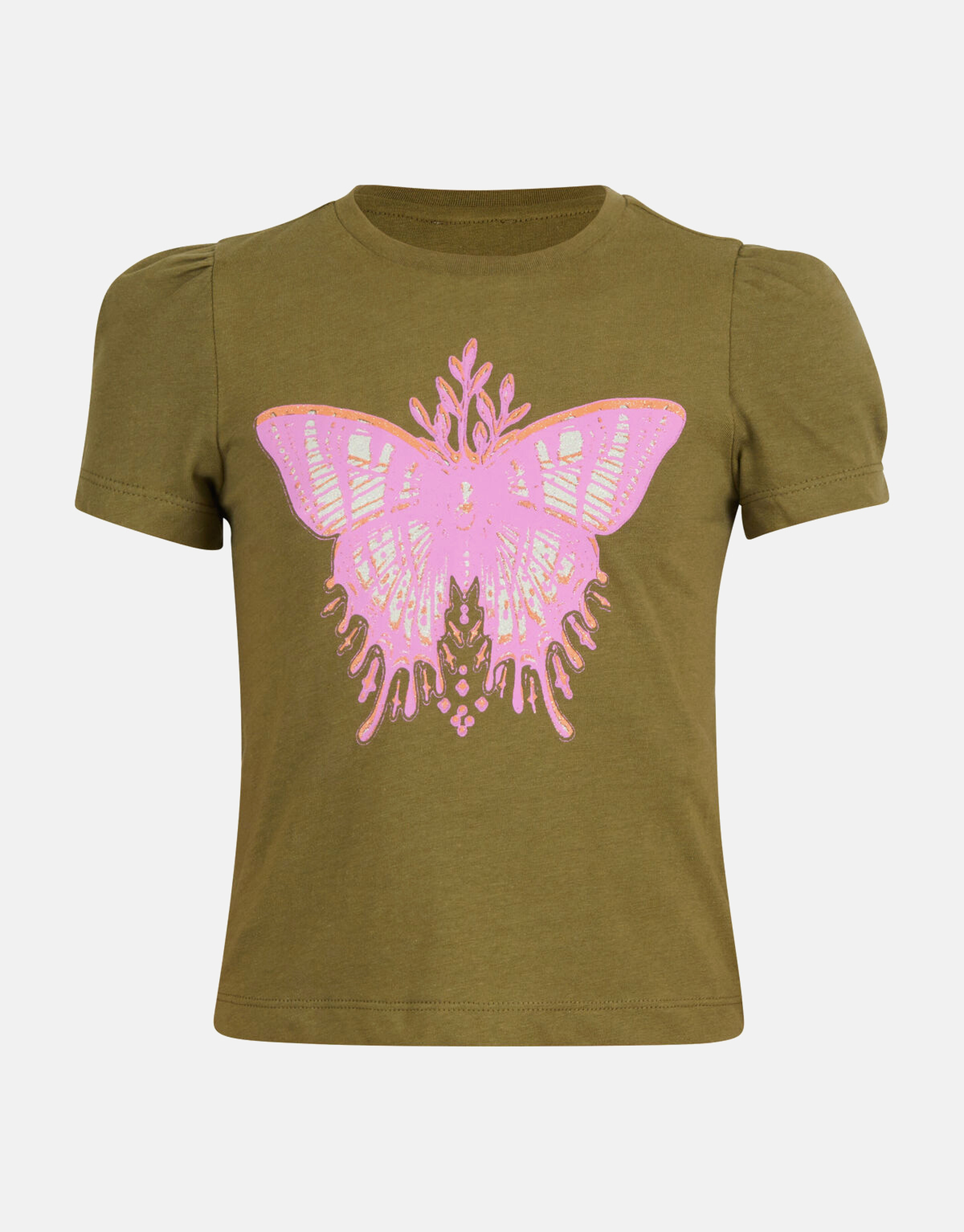 Schmetterling T-shirt Dunkelgrün SHOEBY GIRLS