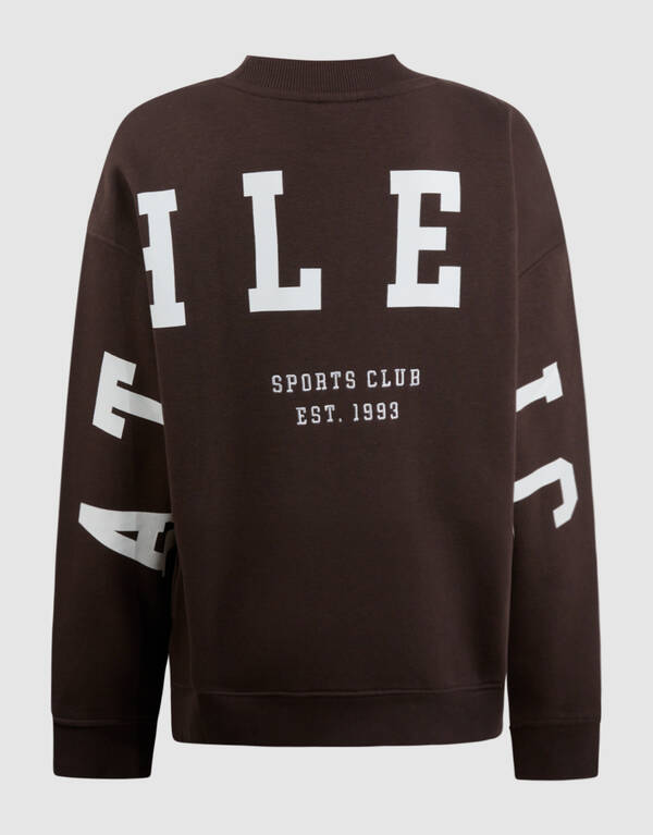 Athletic Artwork Sweatshirt Dunkelbraun SHOEBY BOYS