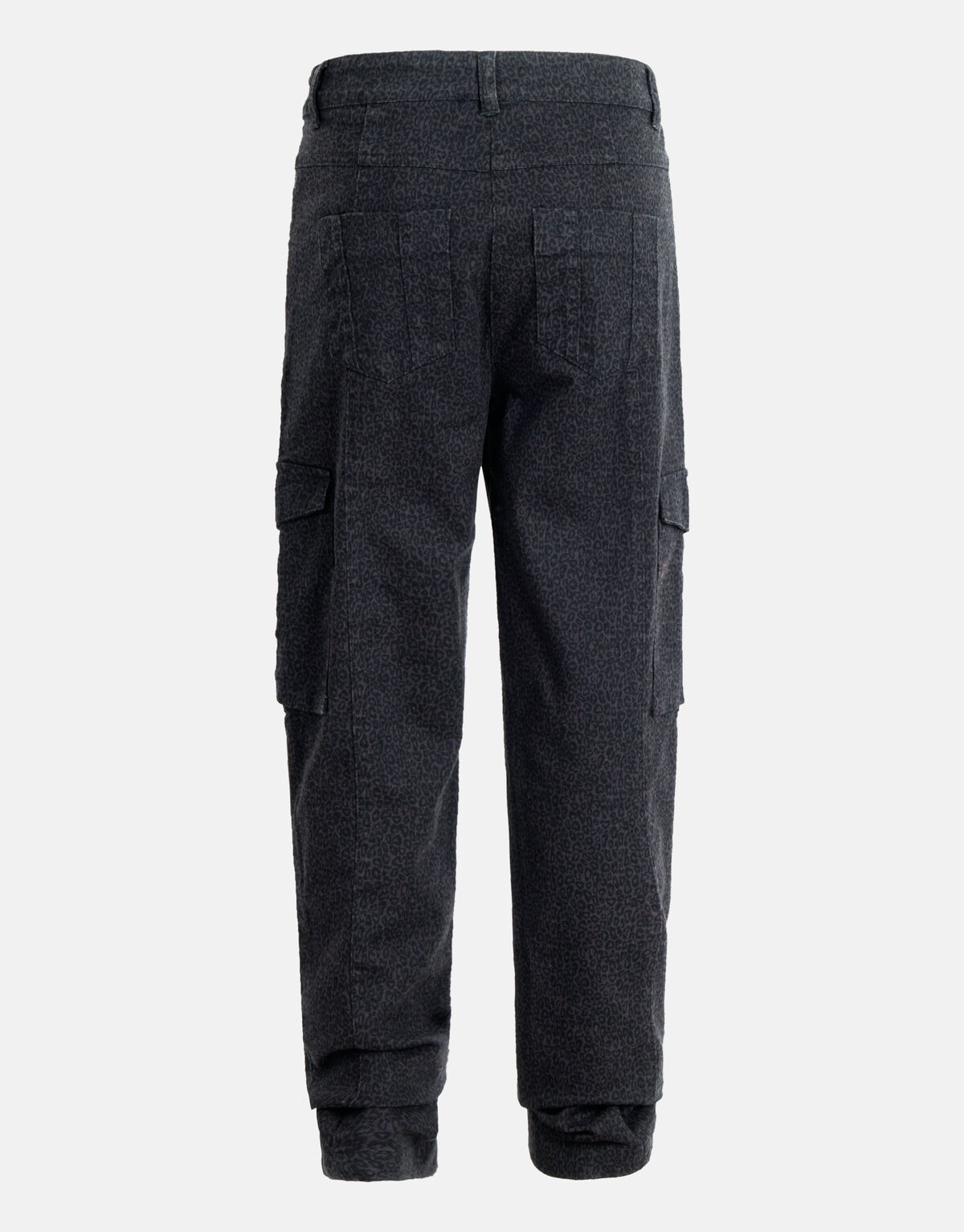 Cargo-Hose mit Leopardenmuster Dunkelgrau SHOEBY GIRLS