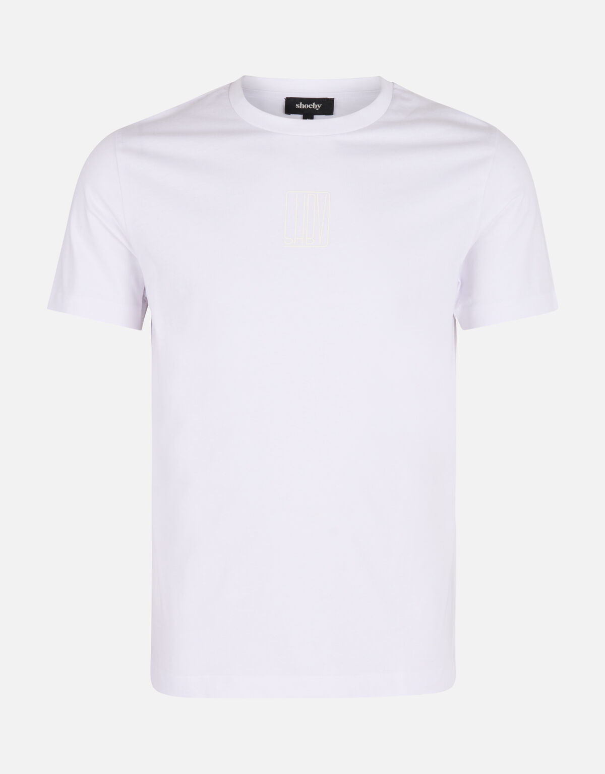Text-T-Shirt Weiß SHOEBY MEN