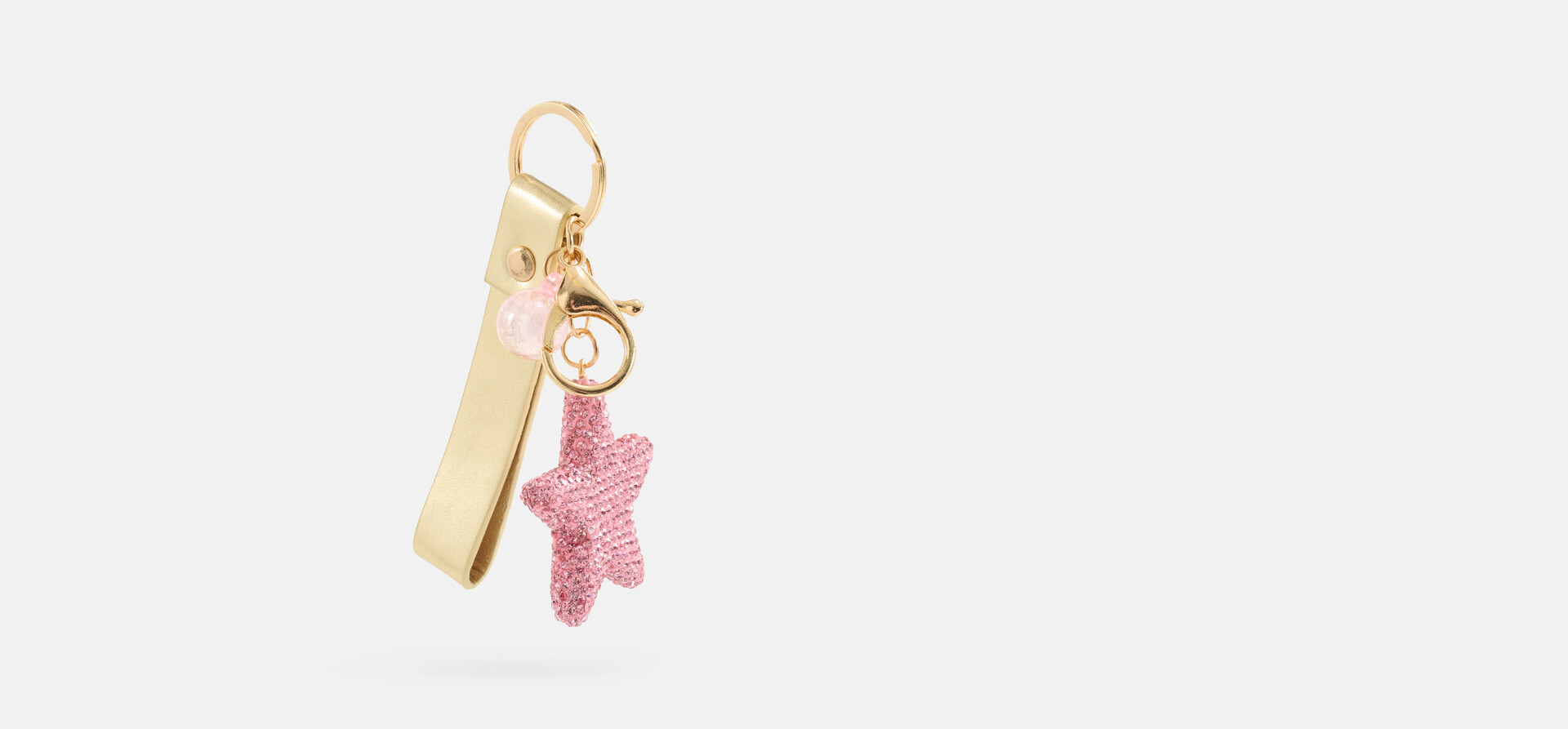 Stras Star Schlüsselanhänger Pink SHOEBY ACCESSOIRES