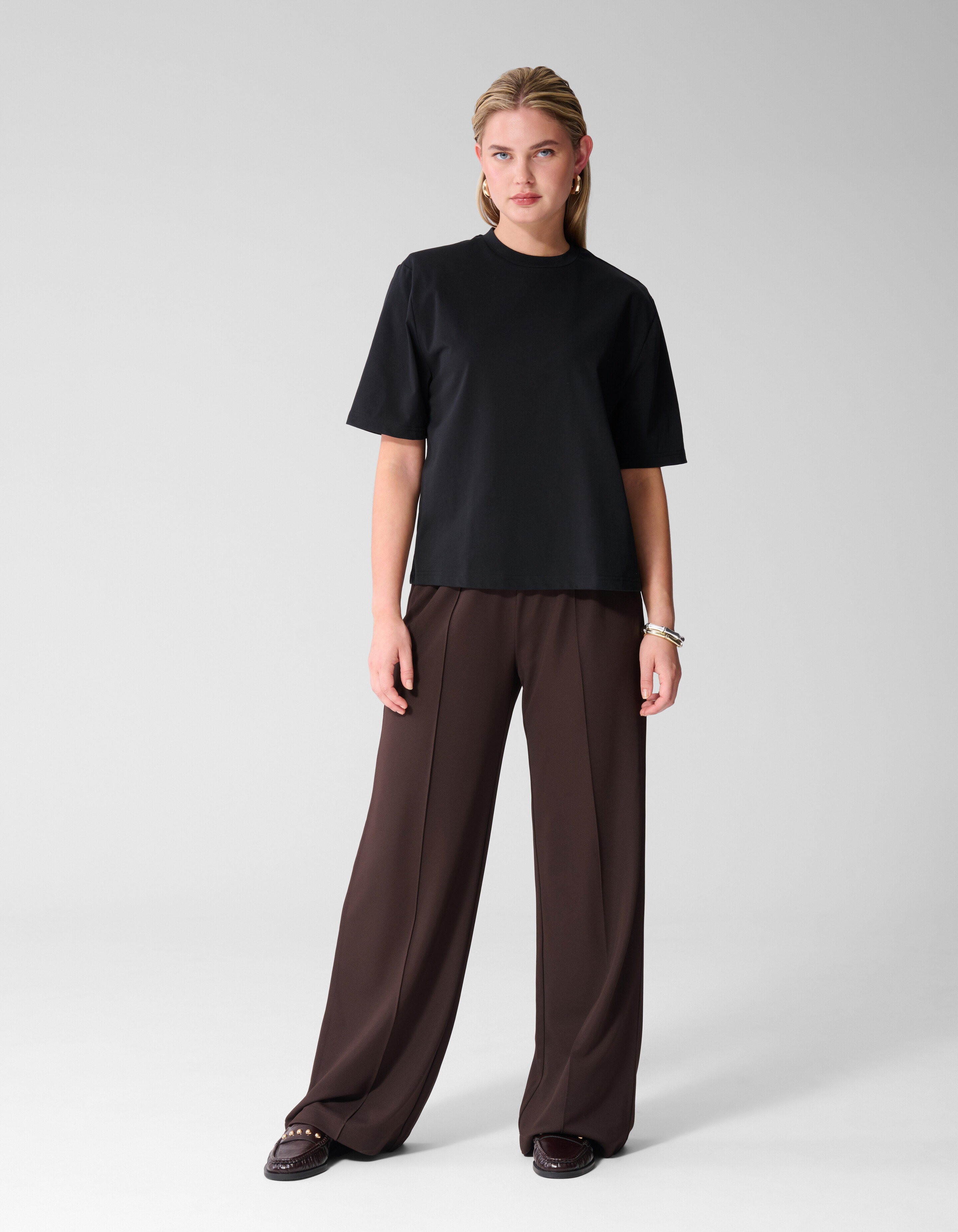 Gepolstertes T-Shirt Schwarz SHOEBY WOMEN