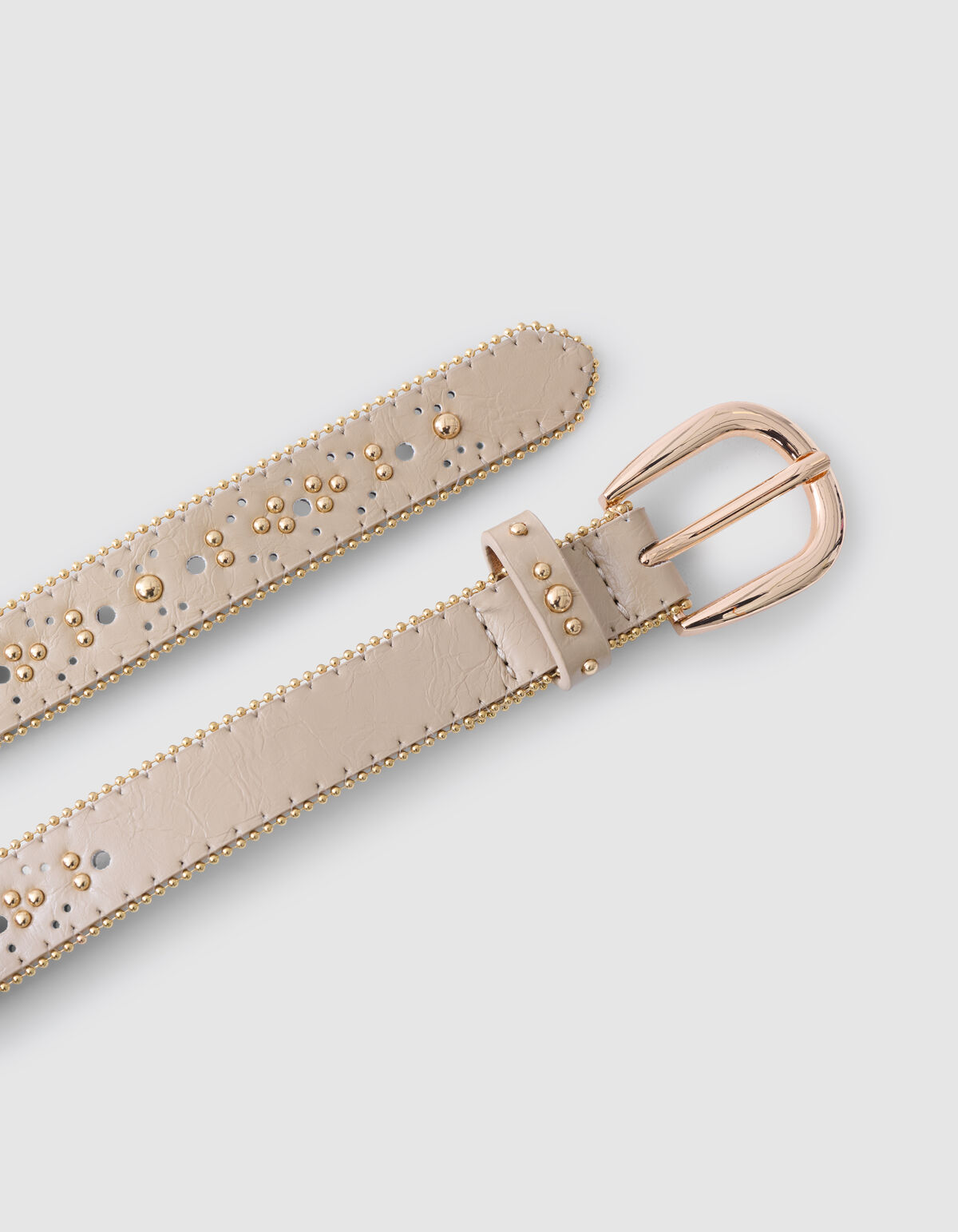 Nieteng&uuml;rtel Braun SHOEBY ACCESSOIRES