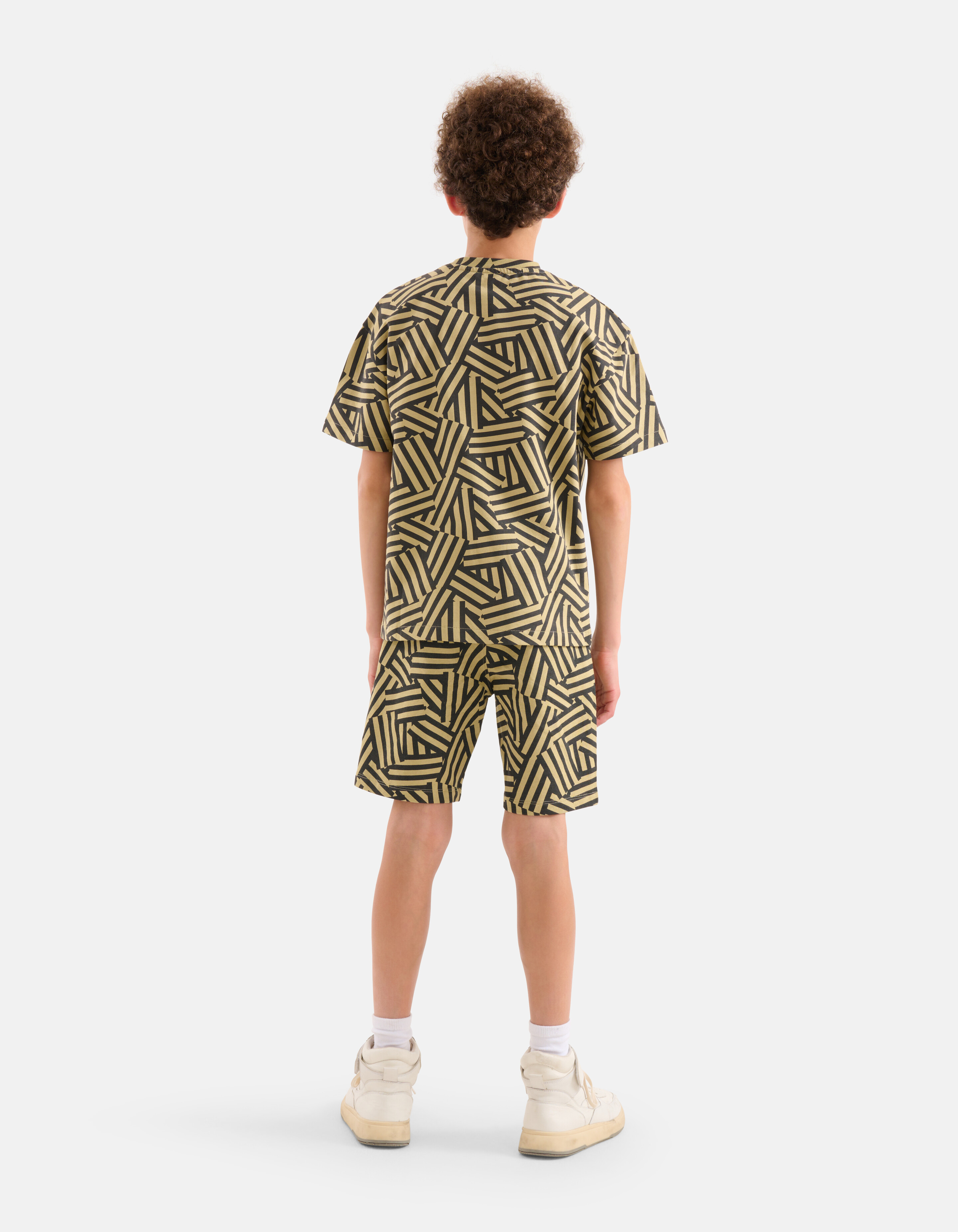 Geometrisches T-shirt Sand SHOEBY BOYS