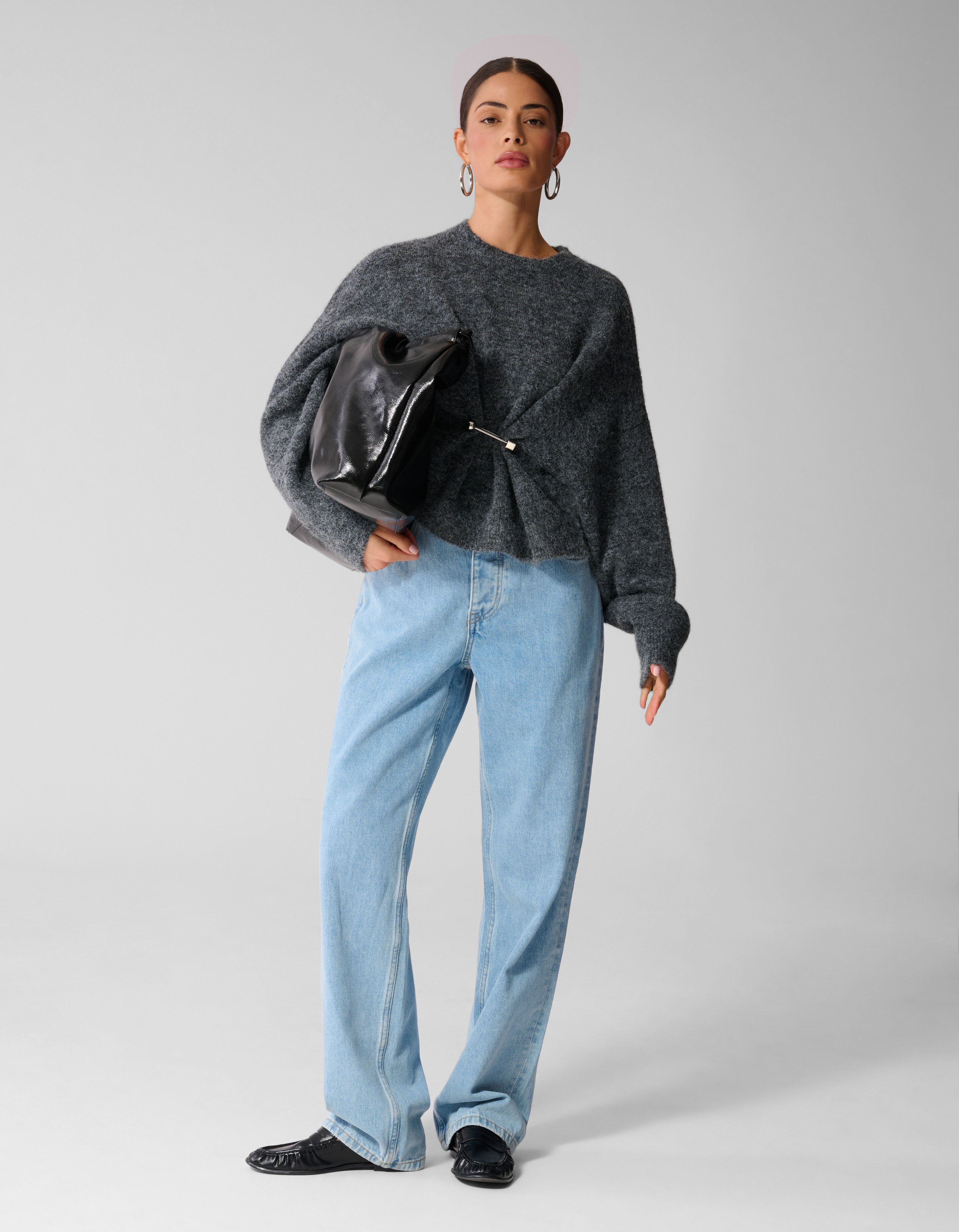 Strickpullover Dunkelgrau By Anna SHOEBY WOMEN